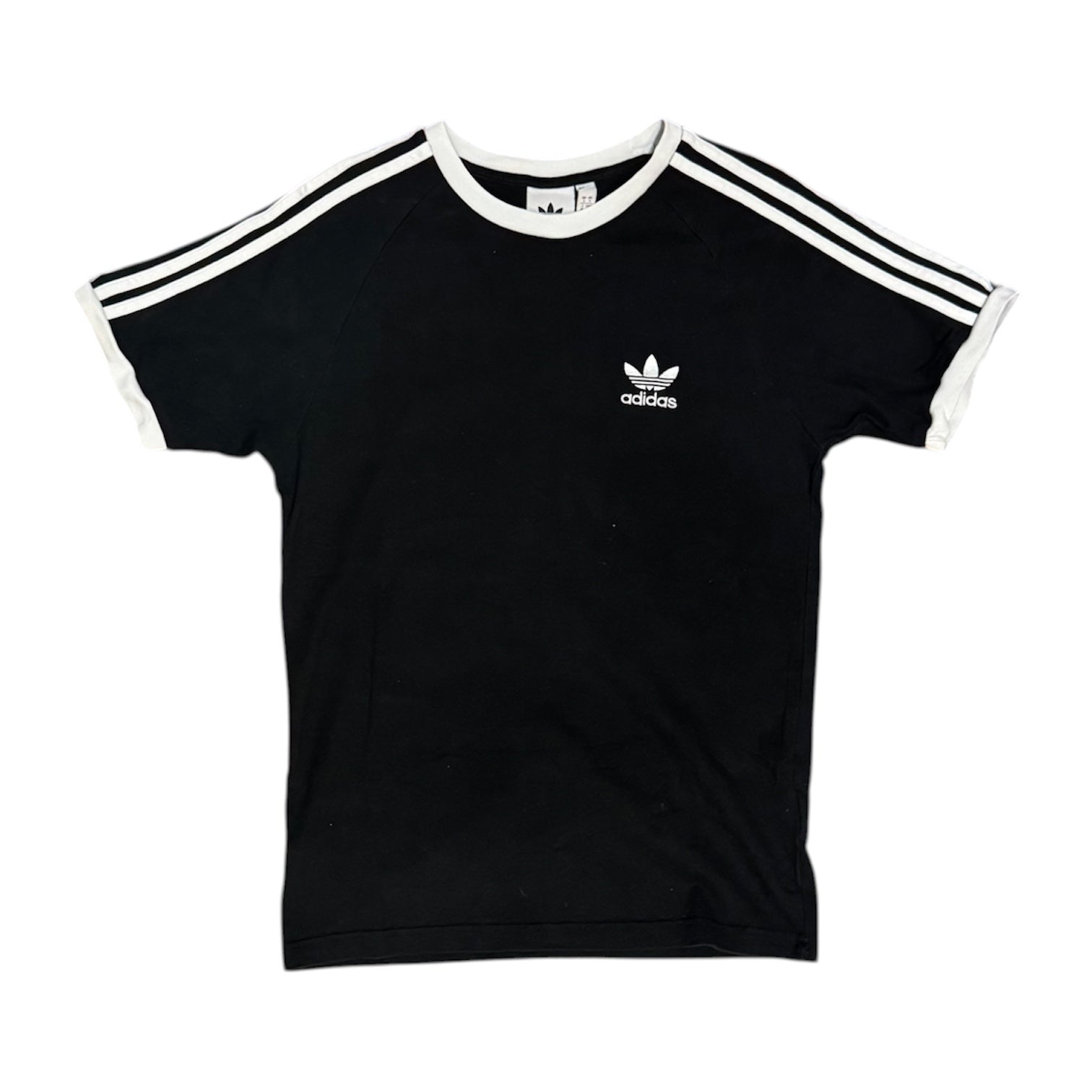 Adidas Adicolor Classic Three Stripes Black Tshirt