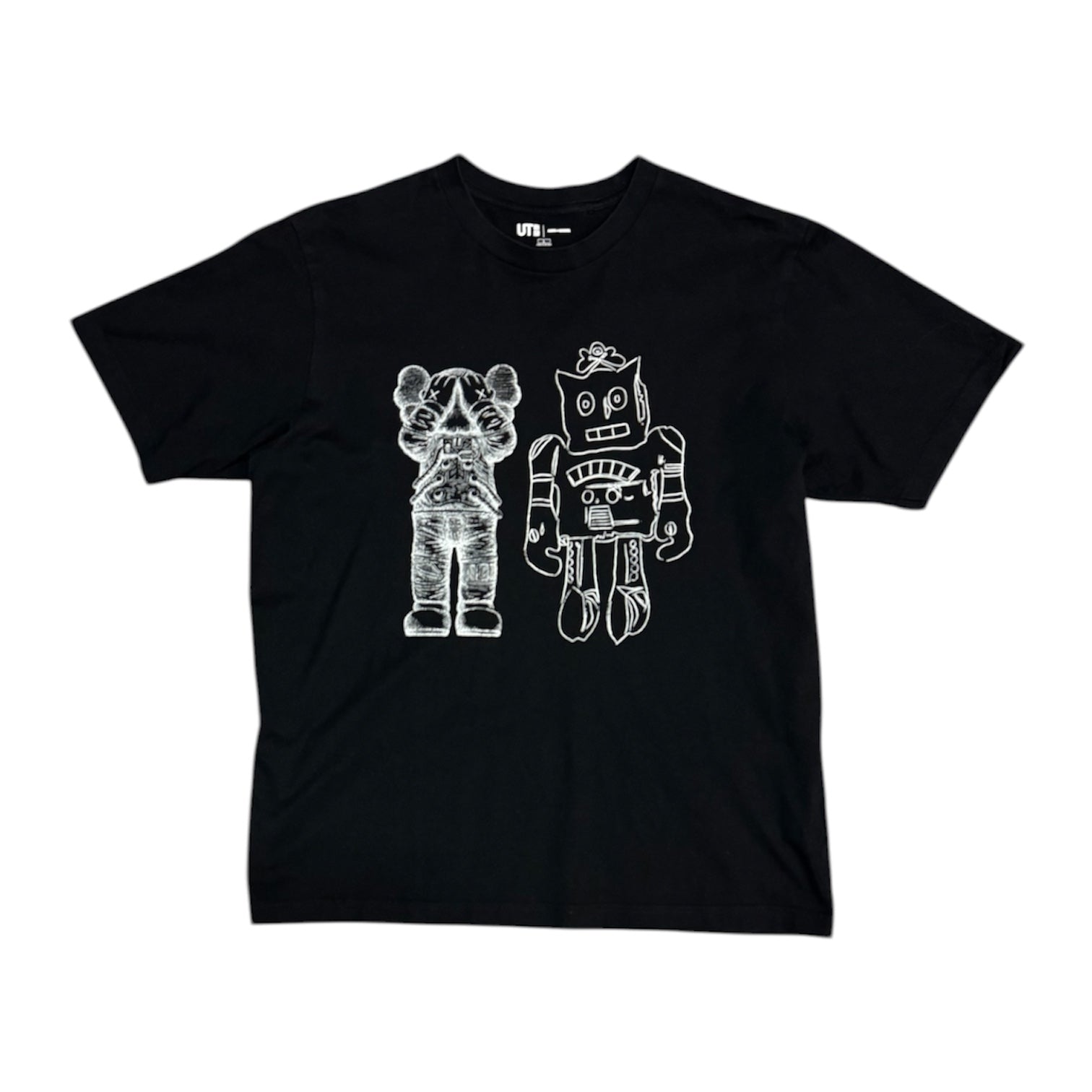 Uniqlo KAWS x Warhol UT Graphic Black Astro Robot Tshirt