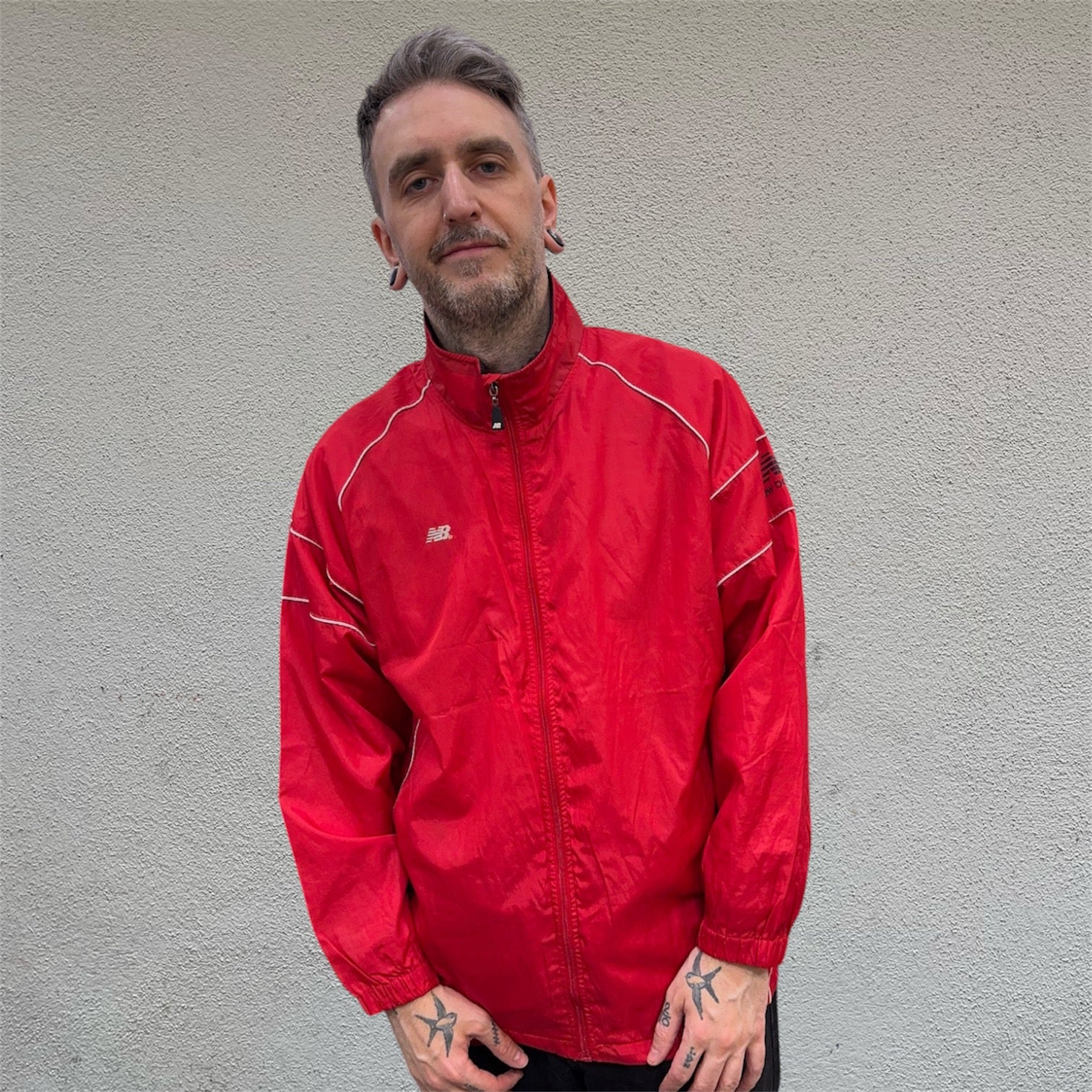 New Balance Red Track Top
