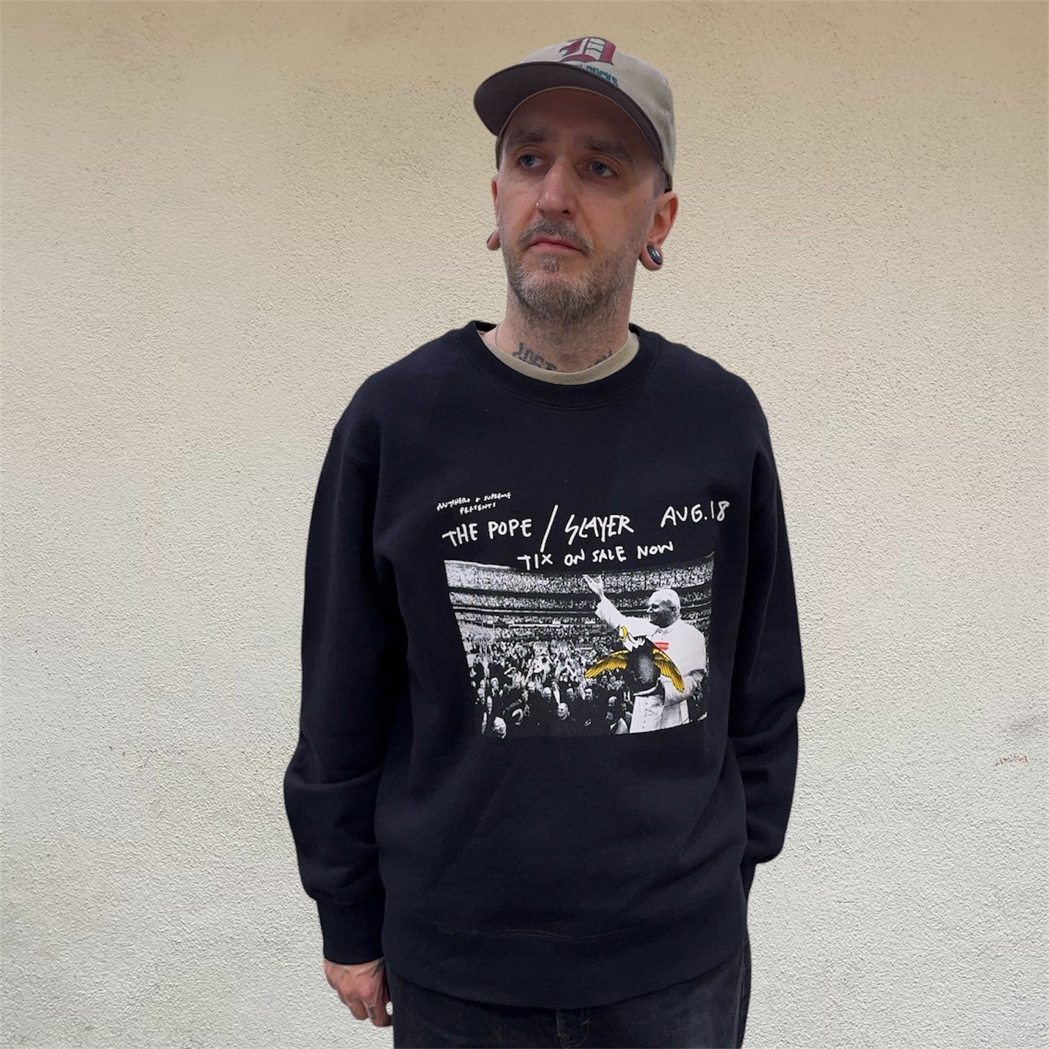 16ss SUPREME ANTI HERO POPE CREWNECK Supreme/ANTIHERO Pope