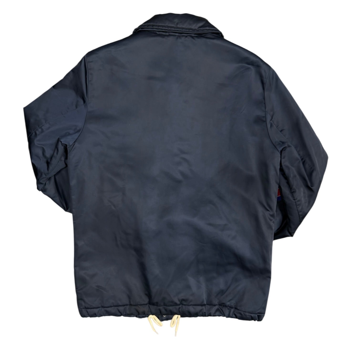Champion Navy Padded Satin Coach Jacket
