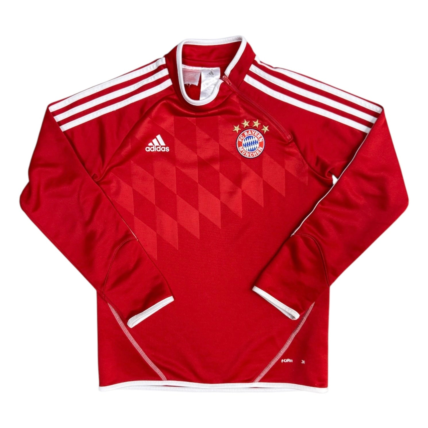 Adidas Bayern Munich 2013/2014 1/4 Zip Drill Football Long Sleeve (Youth)