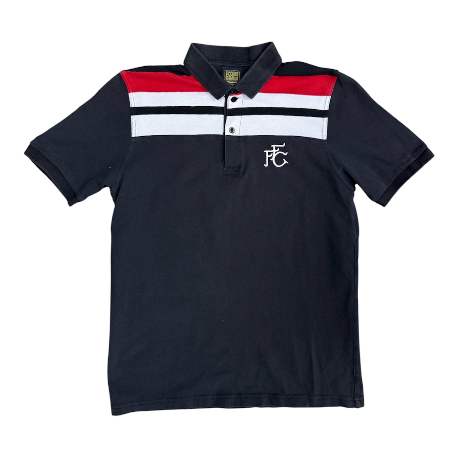 Score Drawn Fulham FC Polo Tshirt