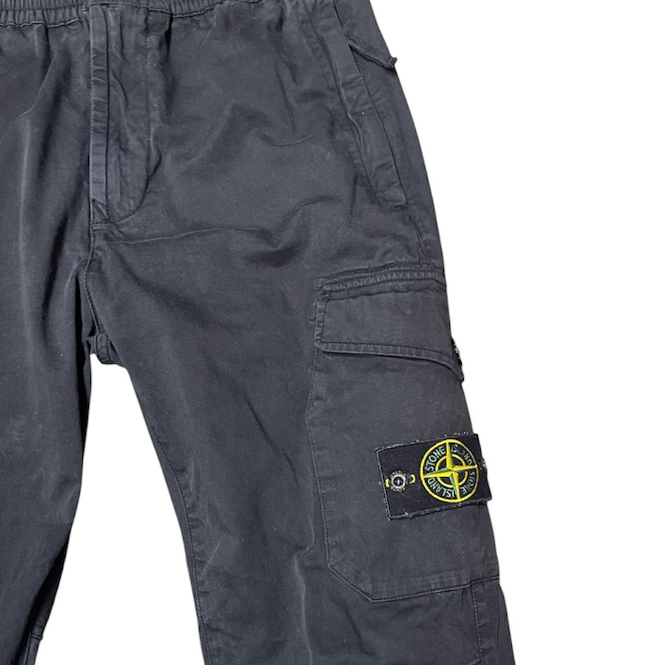Stone Island Type RE-T Black Cargo Pants