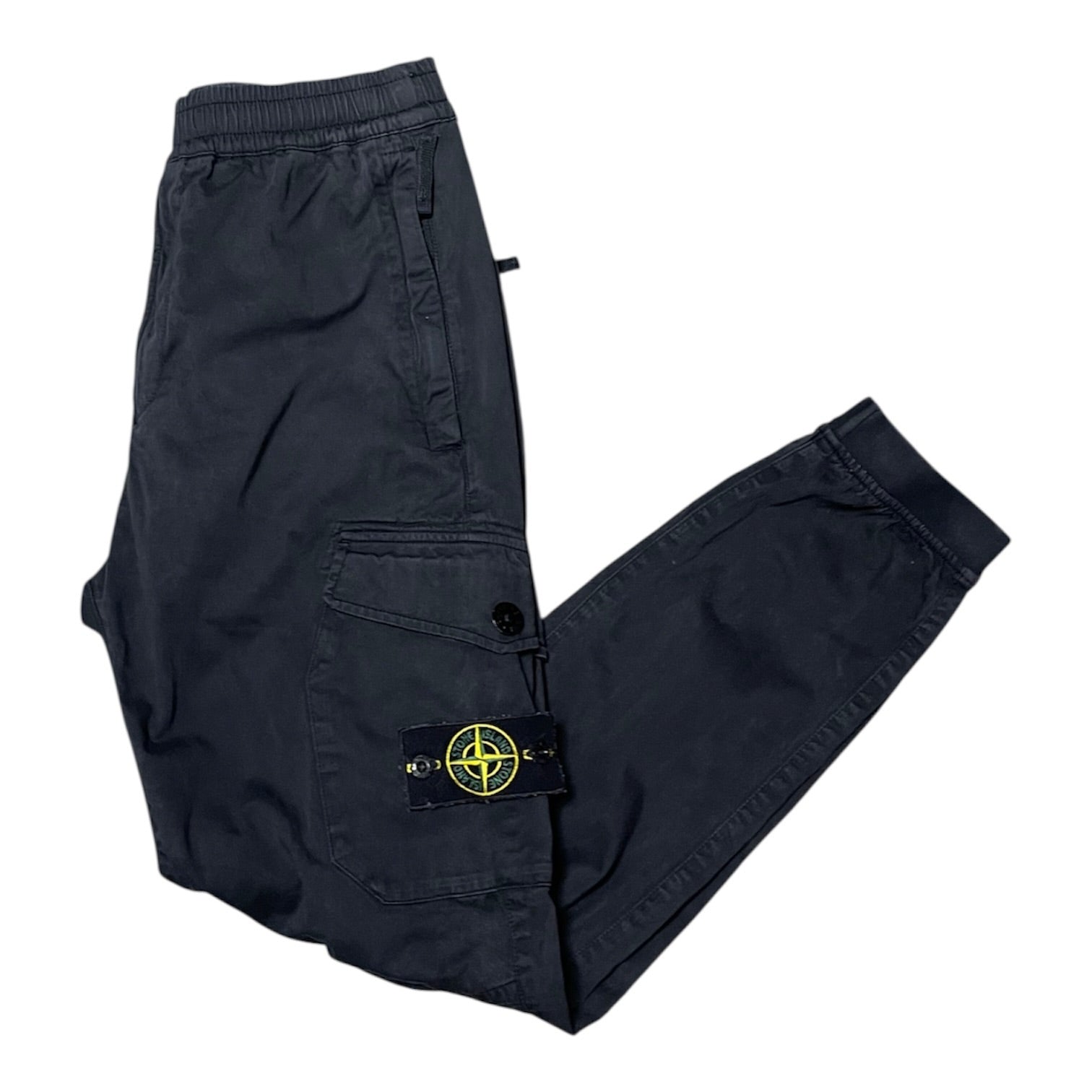 Stone Island Type RE-T Black Cargo Pants