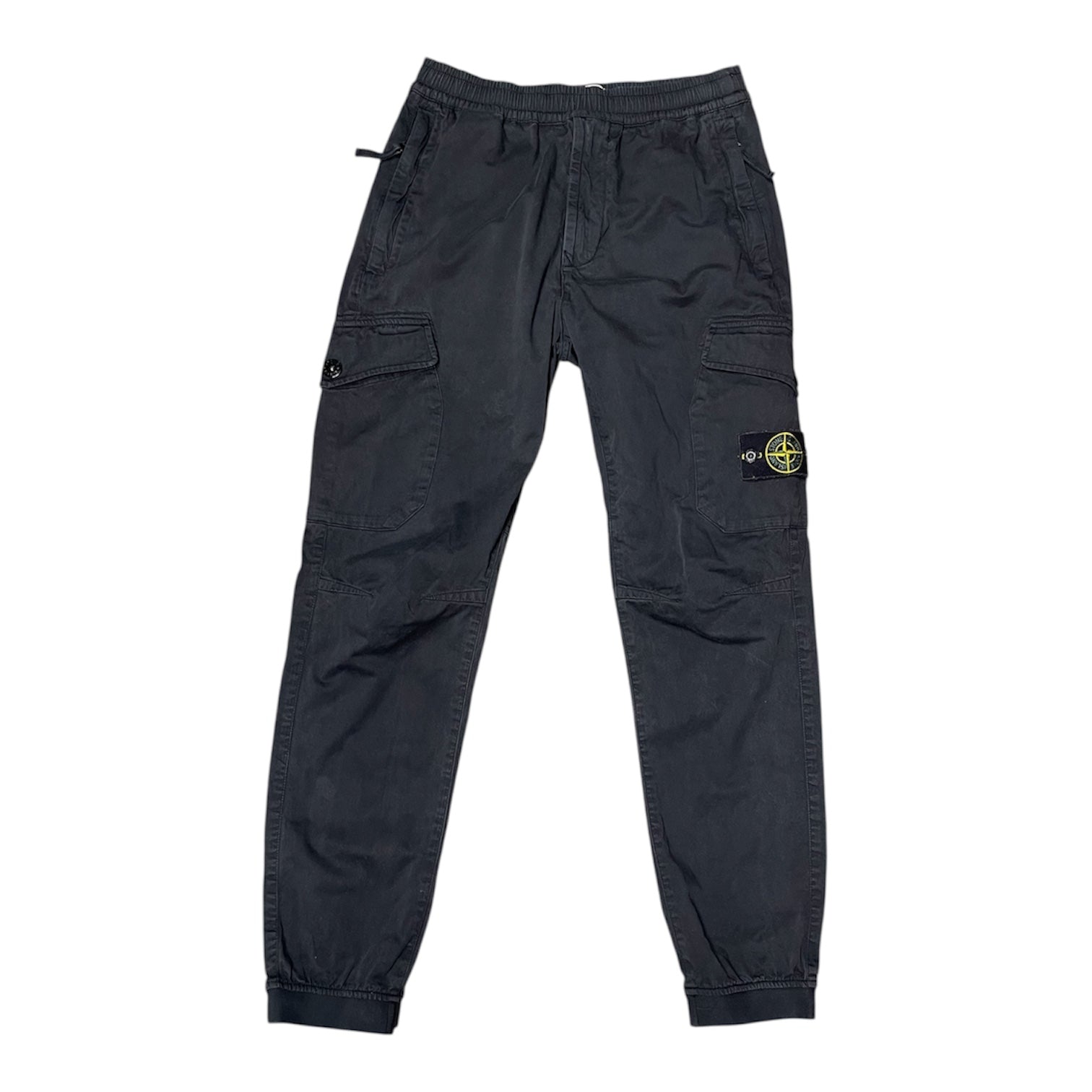 Stone Island Type RE-T Black Cargo Pants