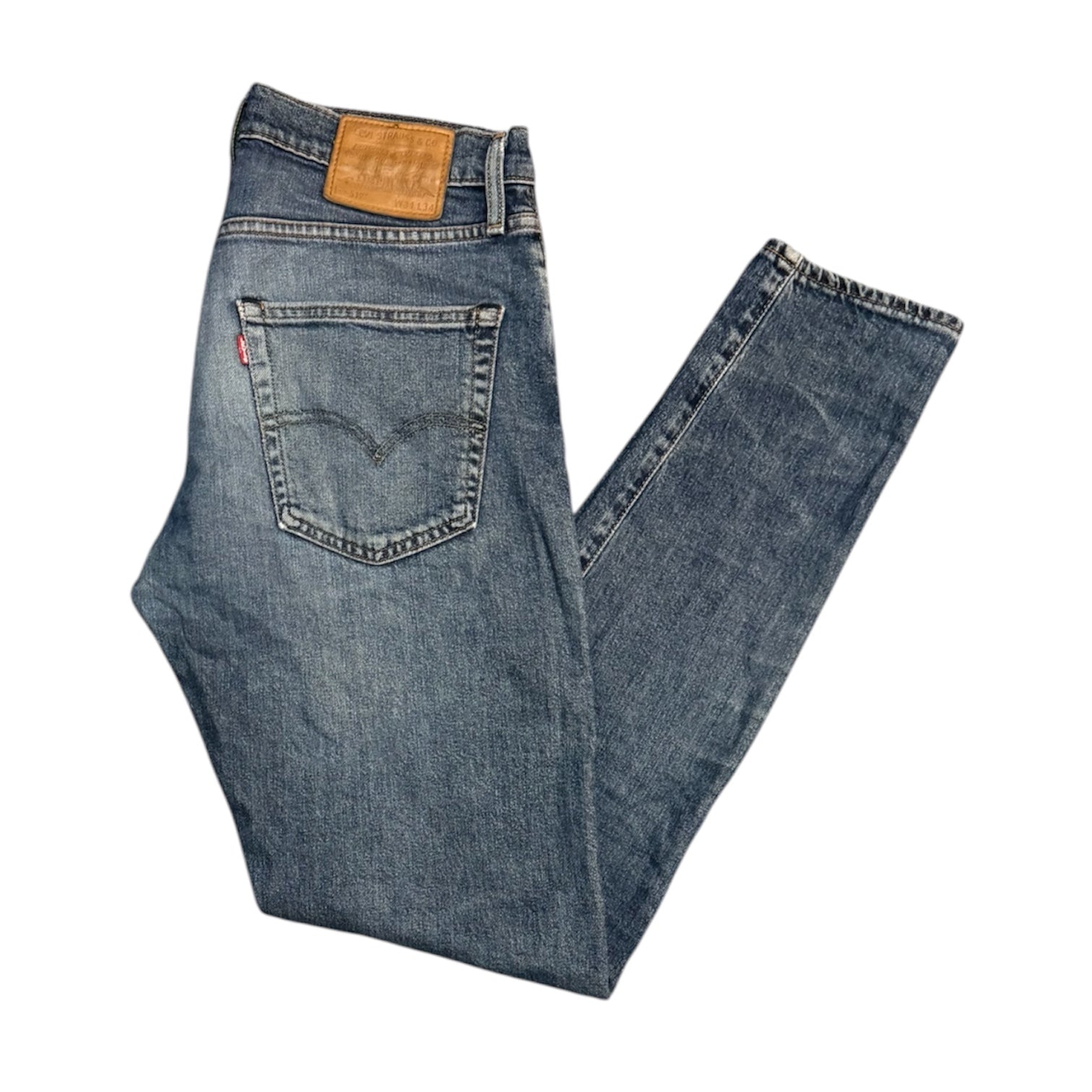 Levi's Premium 512 Slim Taper Washed Blue Jeans