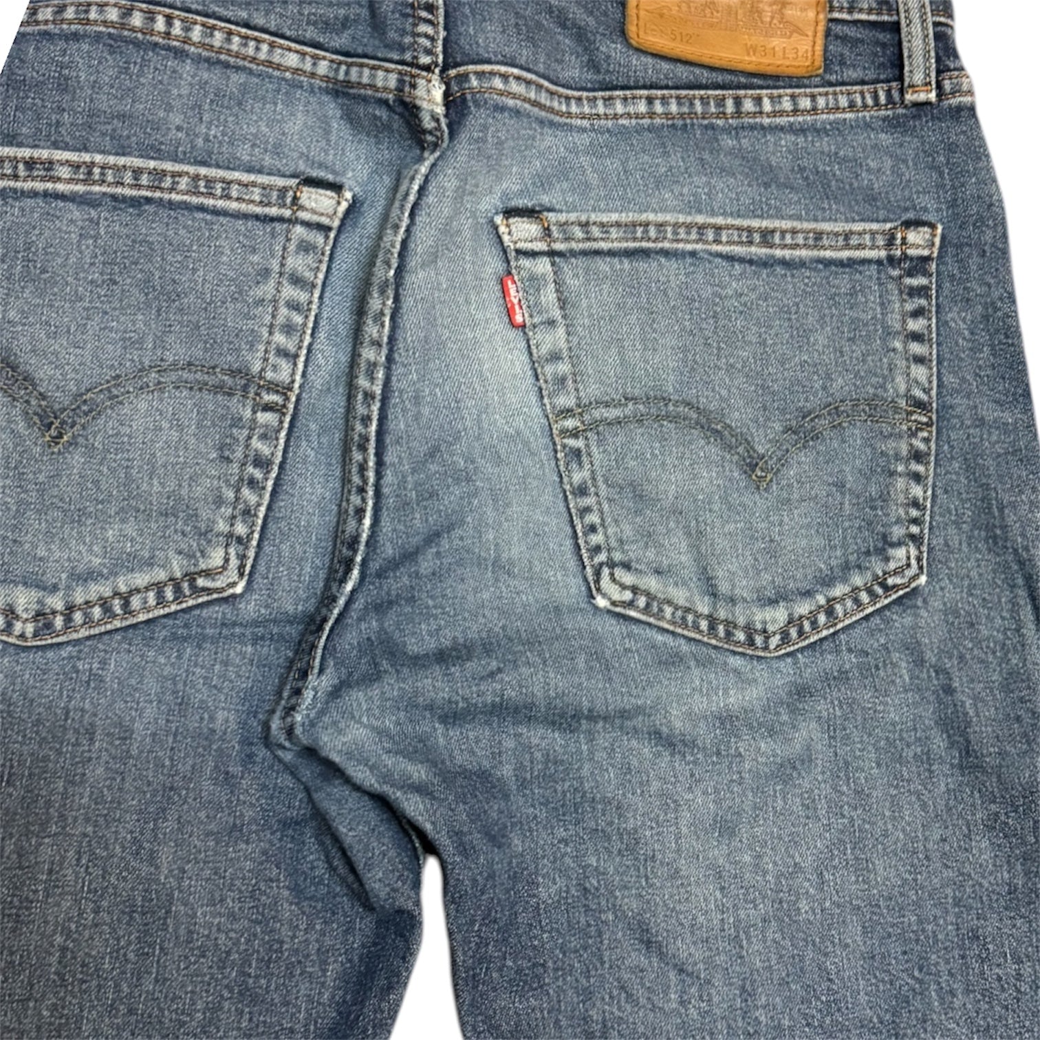 Levi's Premium 512 Slim Taper Washed Blue Jeans