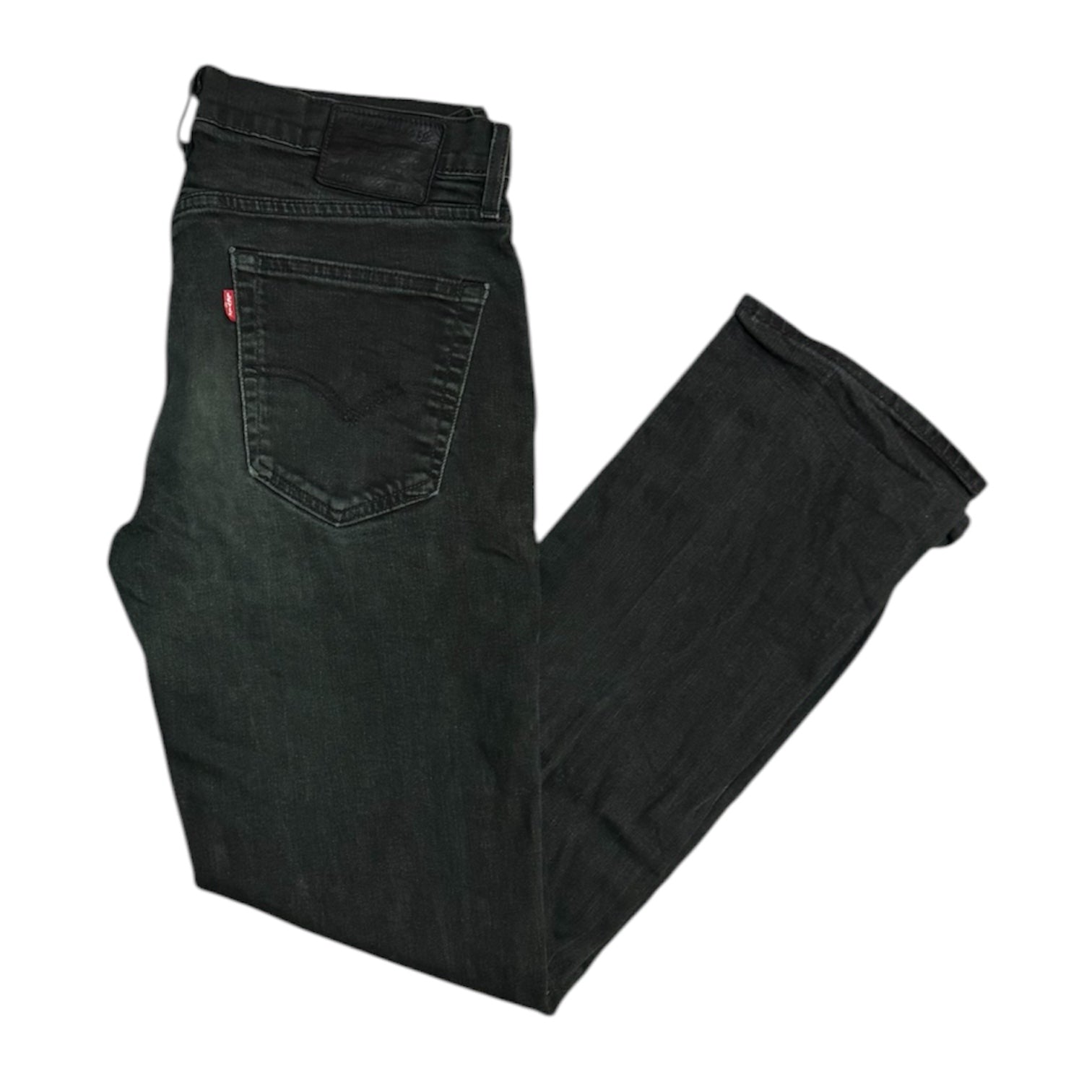 Levi's Premium 514 Straight Fit Washed Black Jeans