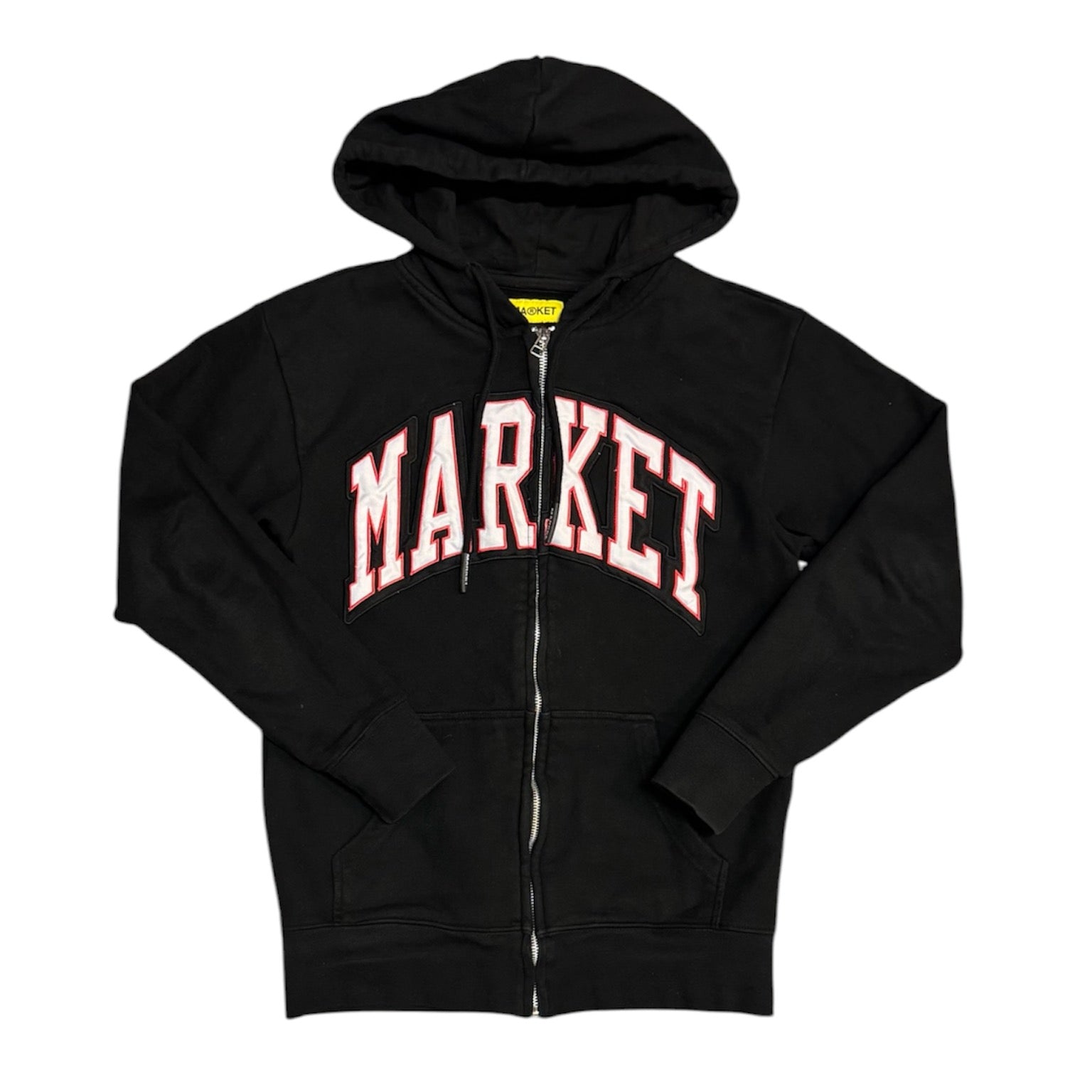 Market Arc Logo Black Zip Hoodie
