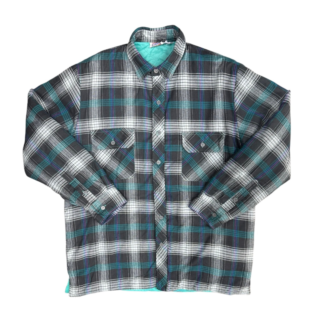 Dickies Green Black Padded Overshirt