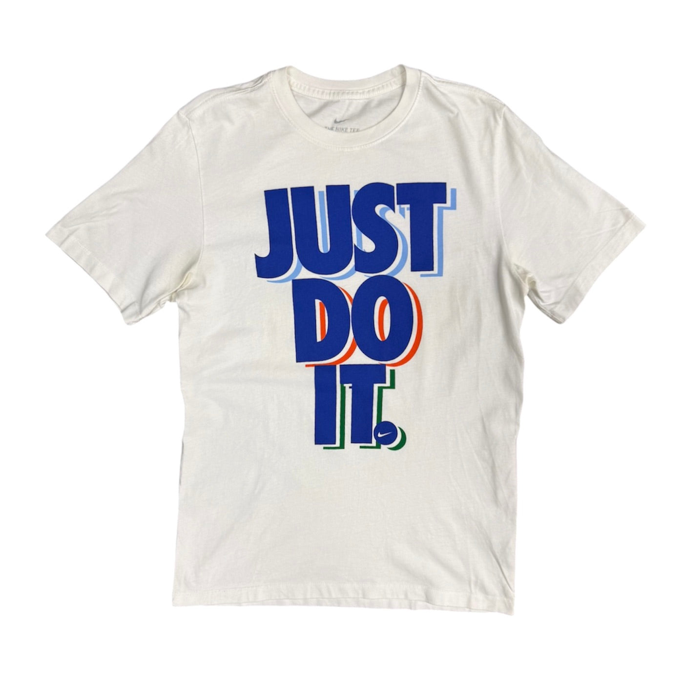 Nike Just Doit White Blue Tshirt