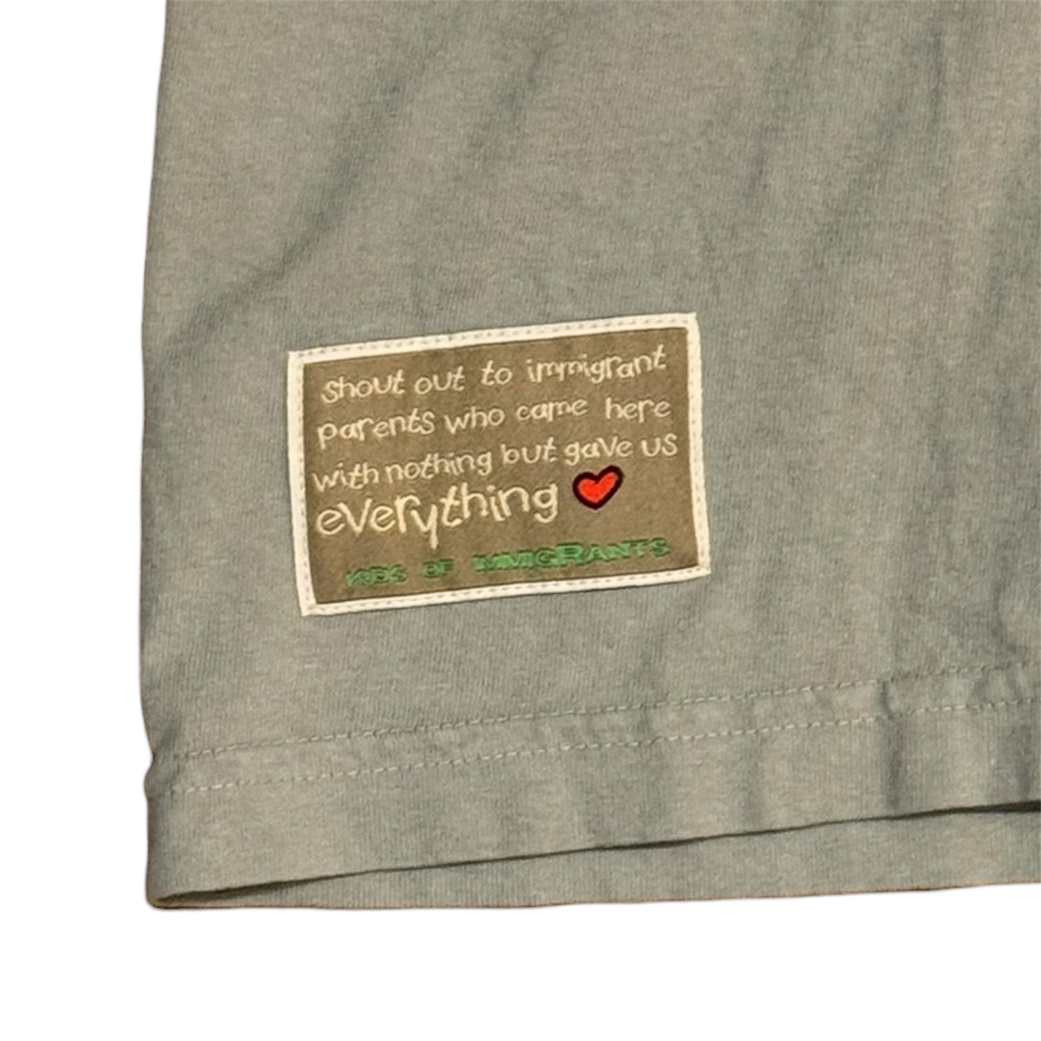Kids Of Immigrants College Script Tshirt