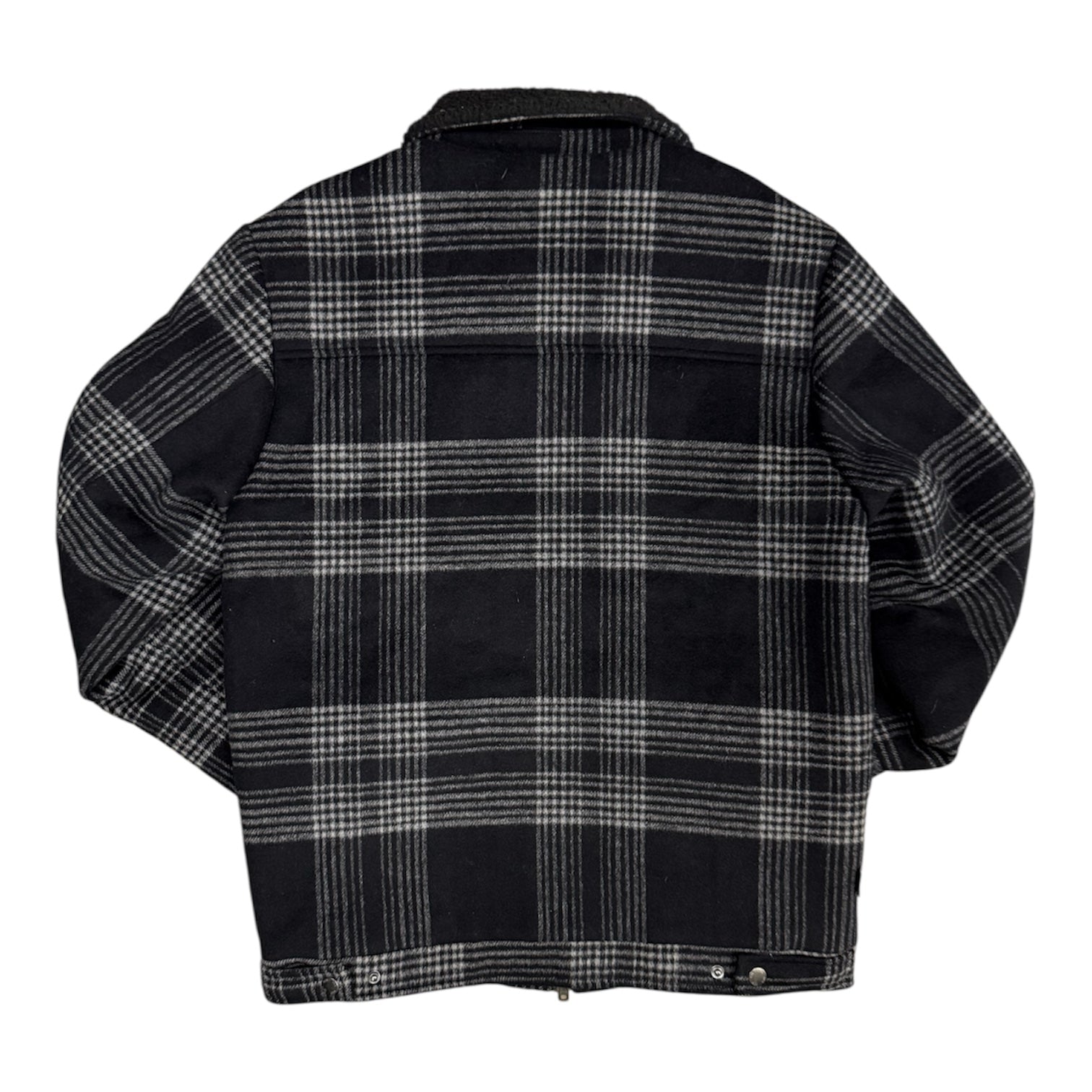 BSTN Black Grey Wool Jacket