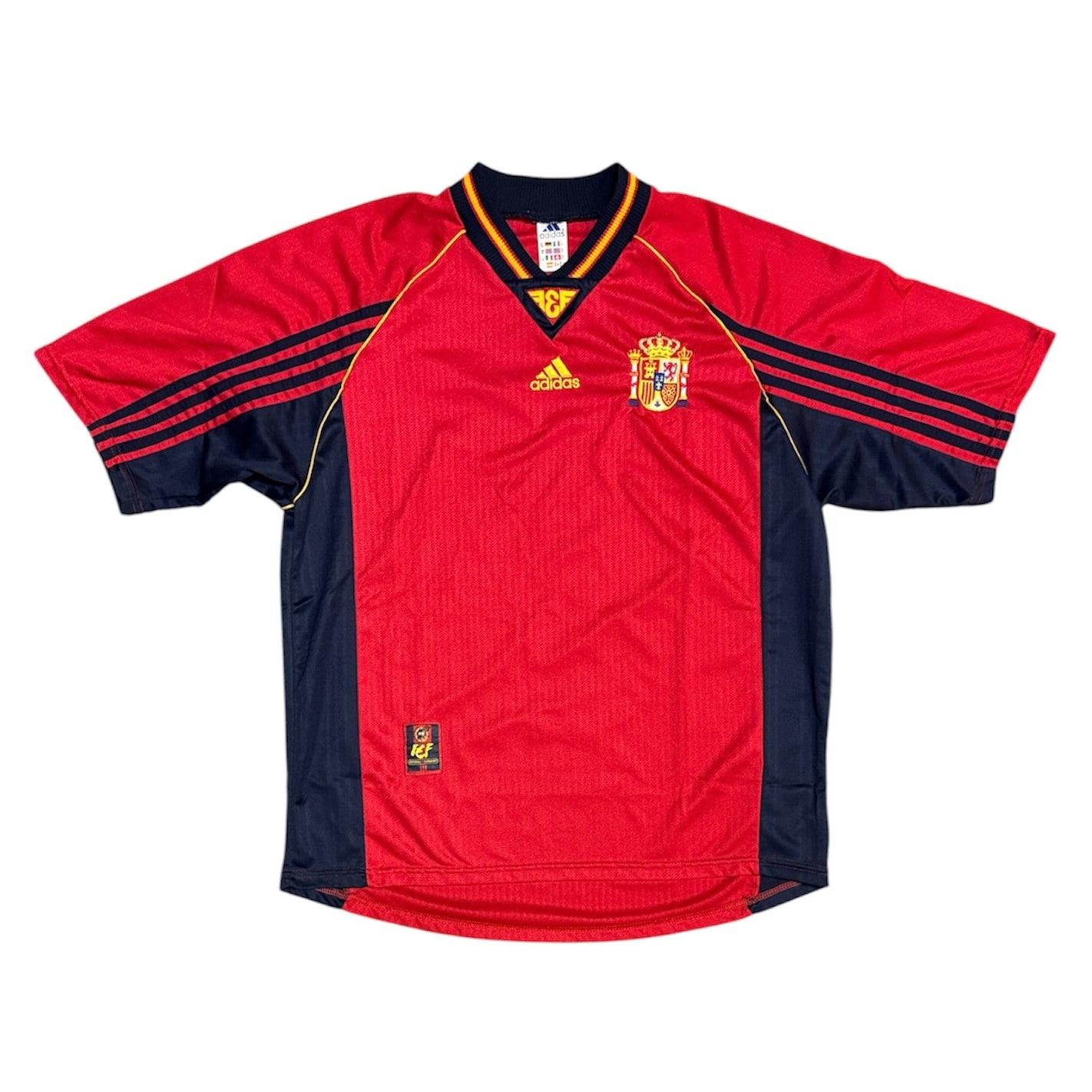 Vintage Adidas Spain 1998 Home Football Jersey