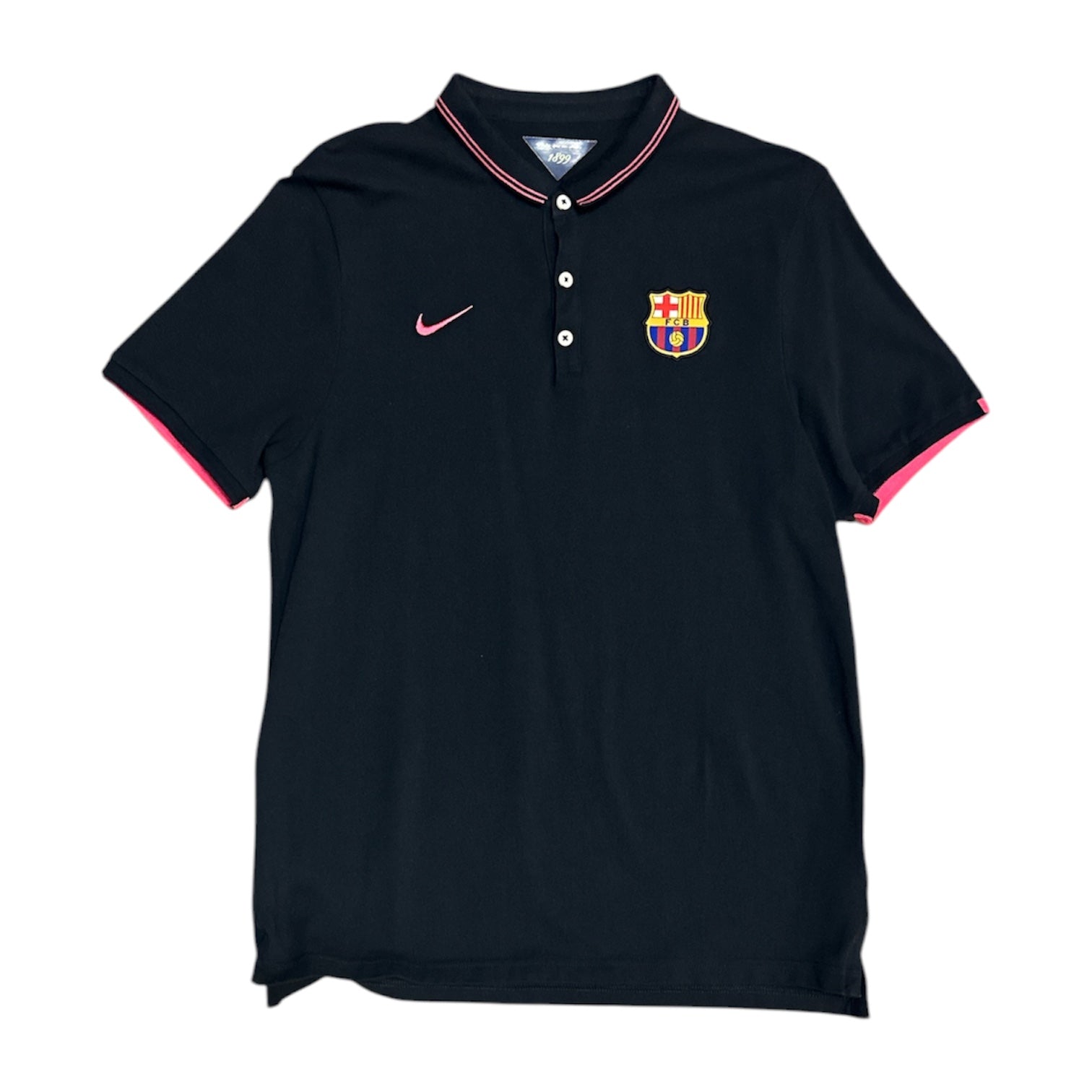 Nike FC Barcelona Polo League Authentic Navy Pink
