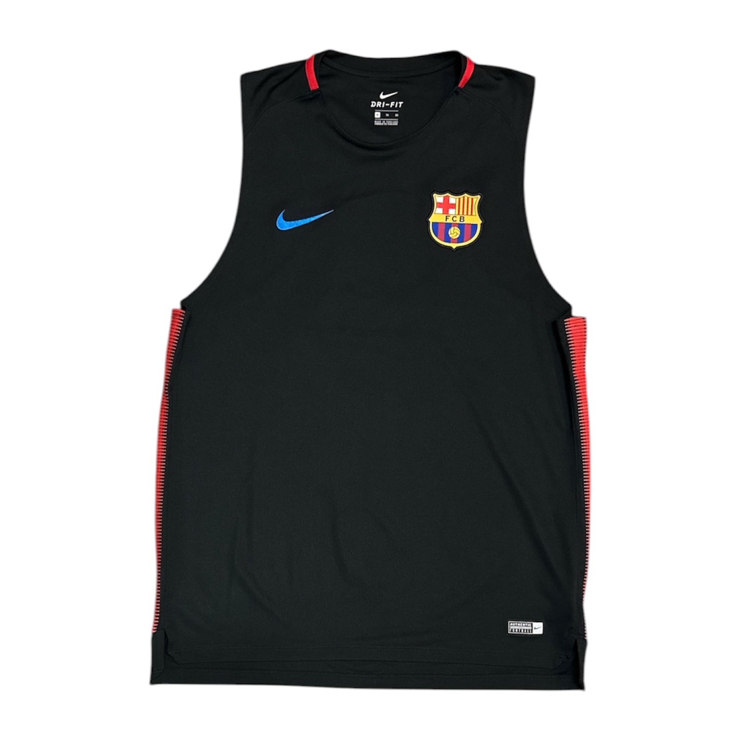 Nike FC Barcelona 2017/2018 Black Red Training Vest