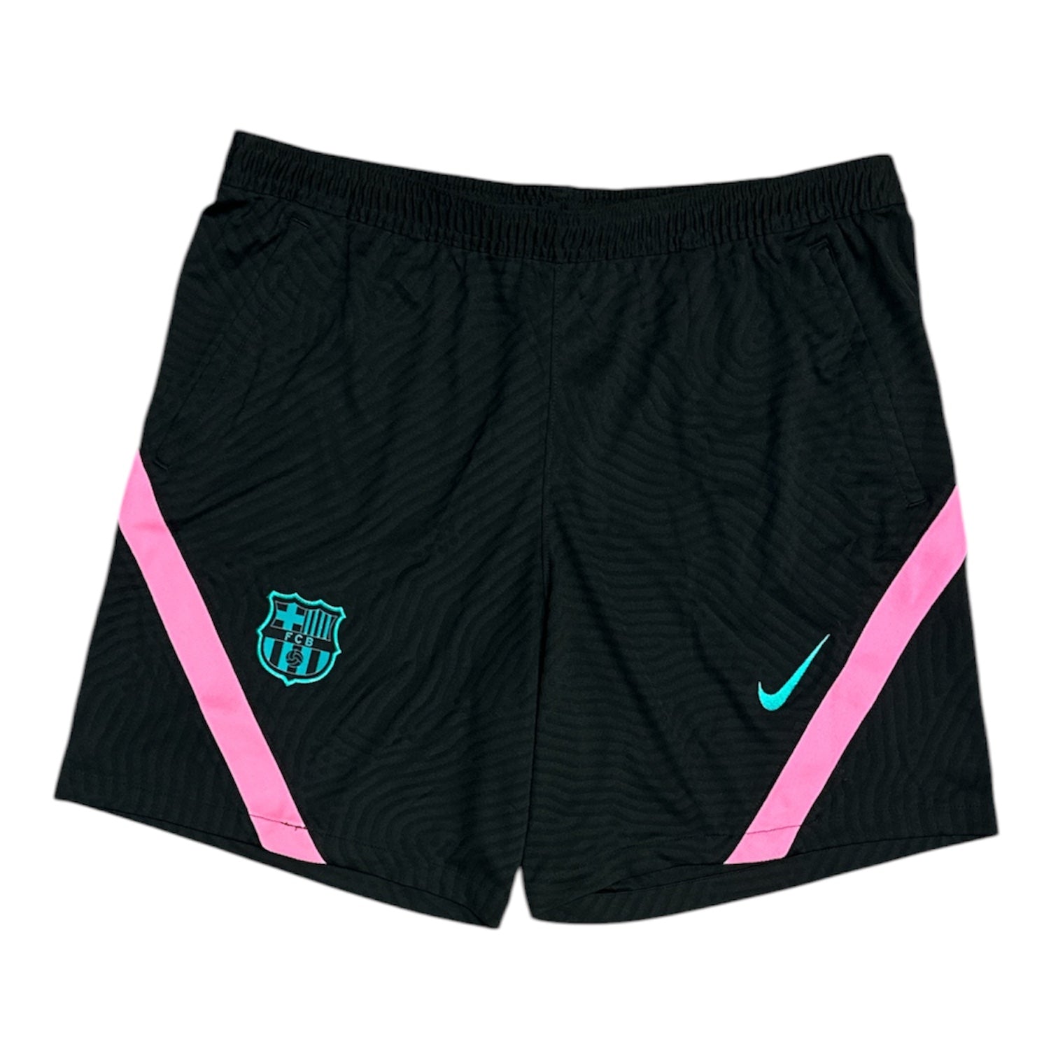 Nike FC Barcelona 2020/2021 Black Pink Turqouise Training Shorts