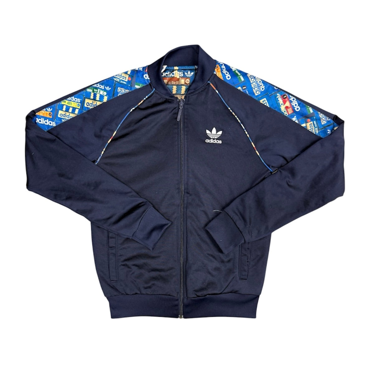 Adidas Shoe Box Reversible Navy Track Top (W)