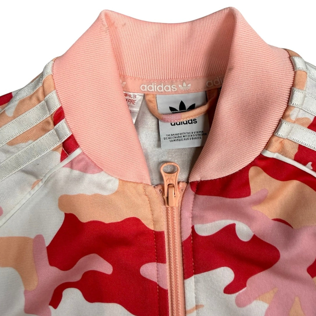 Adidas Pink Camo Track Top (Youth)