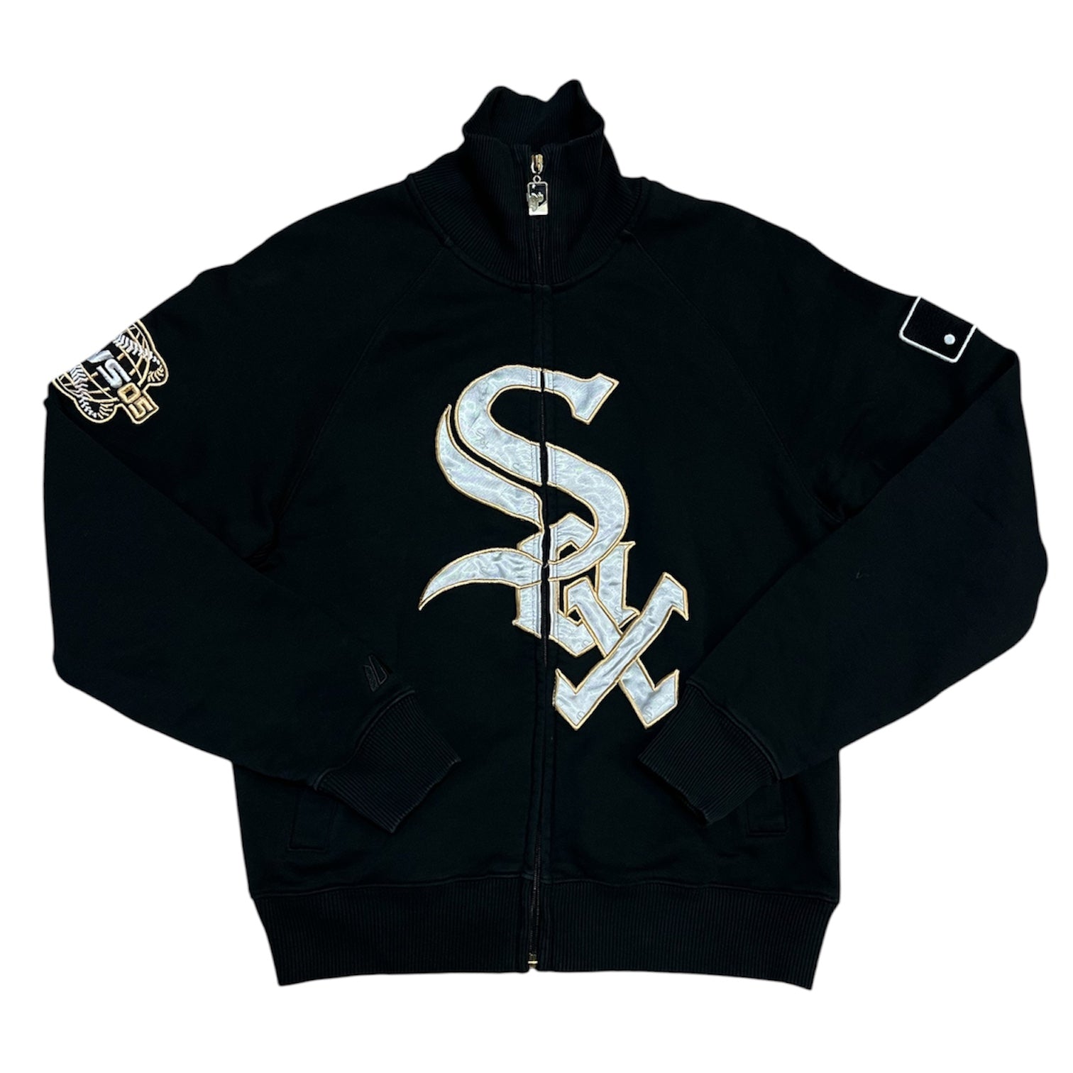 New Era Cooperstown Zip Black Sox Track Top