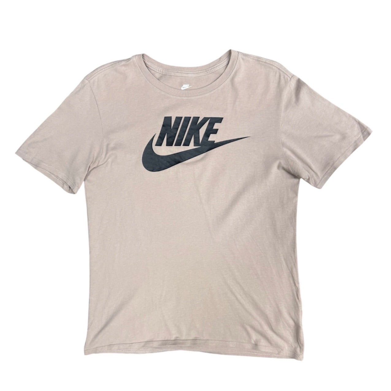 Nike Logo Light Brown Black Tshirt