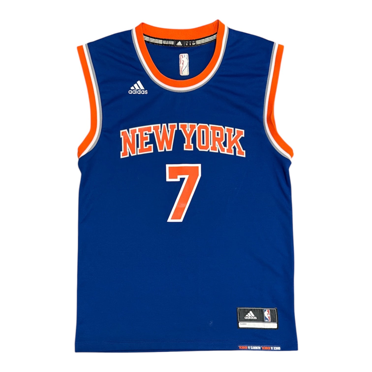 Adidas New York Knicks Carmelo Anthony Away Basketball Jersey