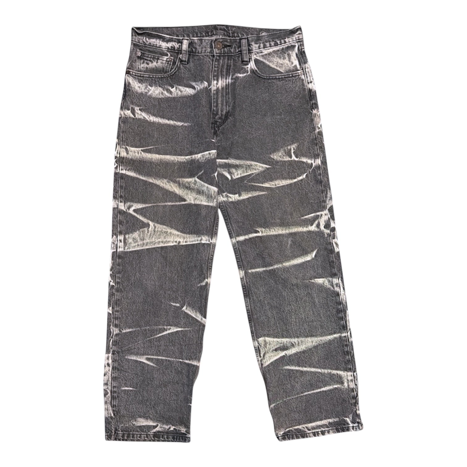 Levi's Bleach Straight Denim Grey Jeans