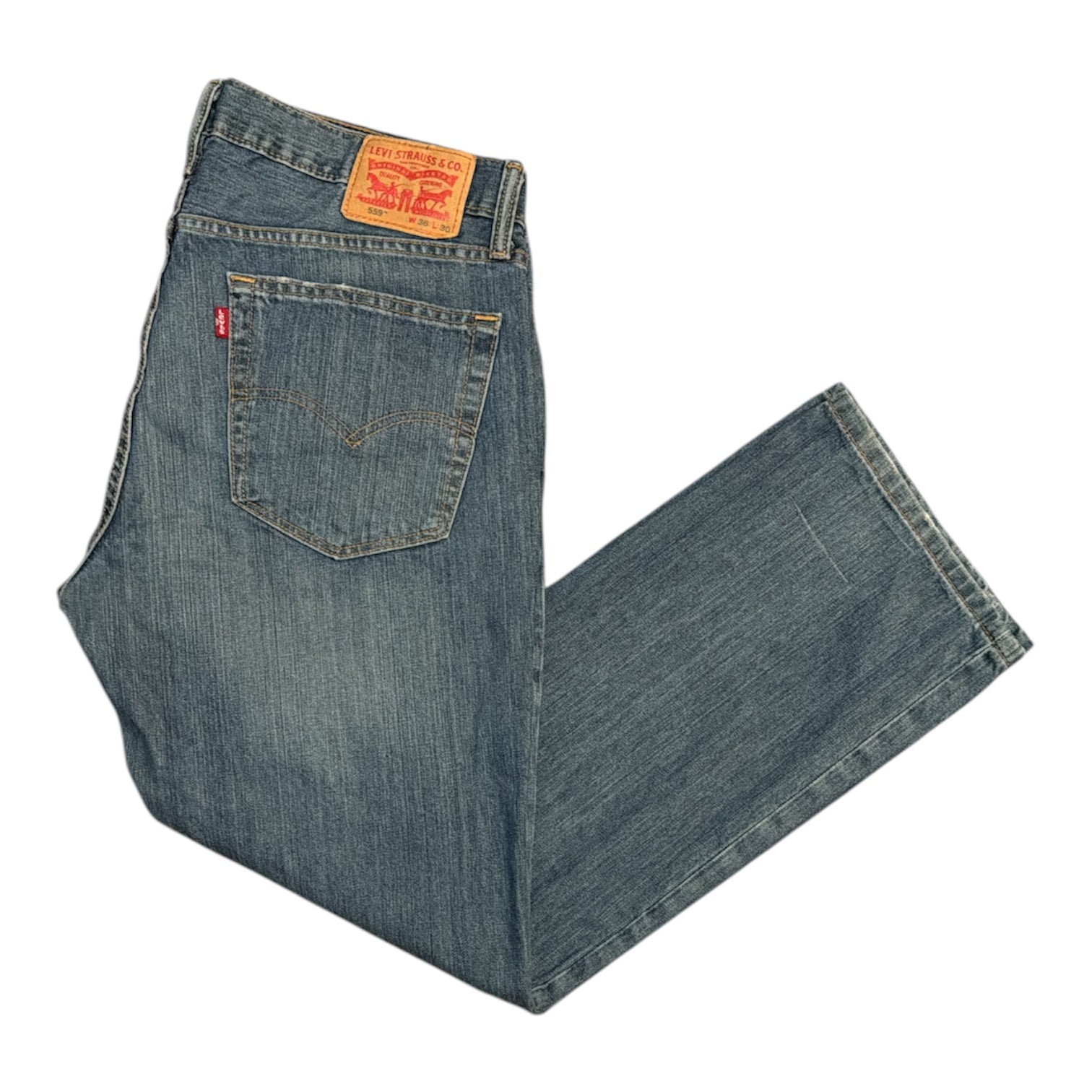 Levi's 559 Relaxed Straight Blue Jeans