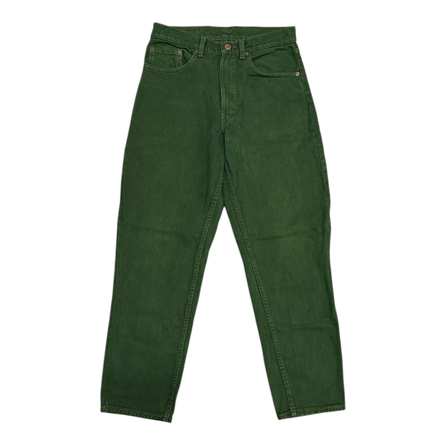 Vintage Levi's 554 Dark Green Jeans