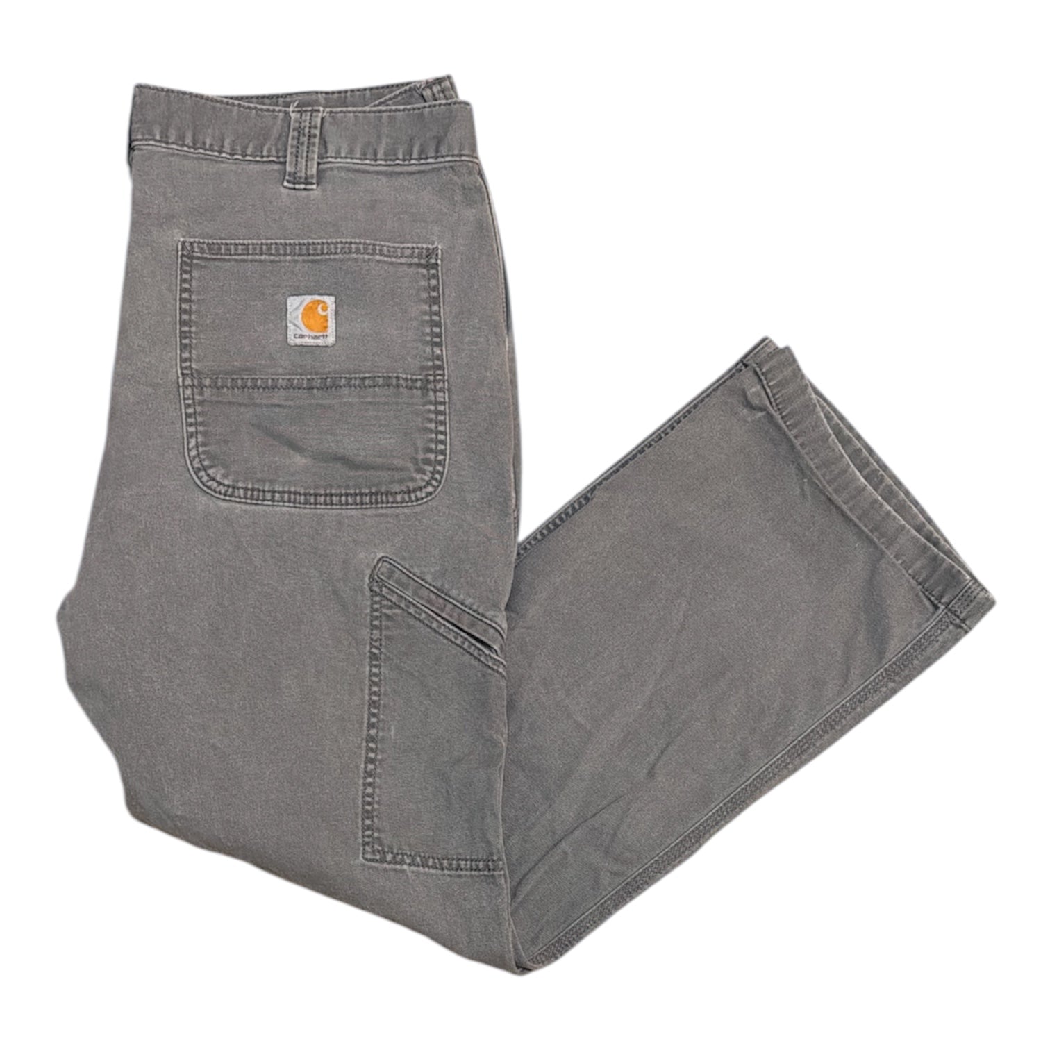 Carhartt WIP Relaxed Fit Canvas Grey Carpenter Pants