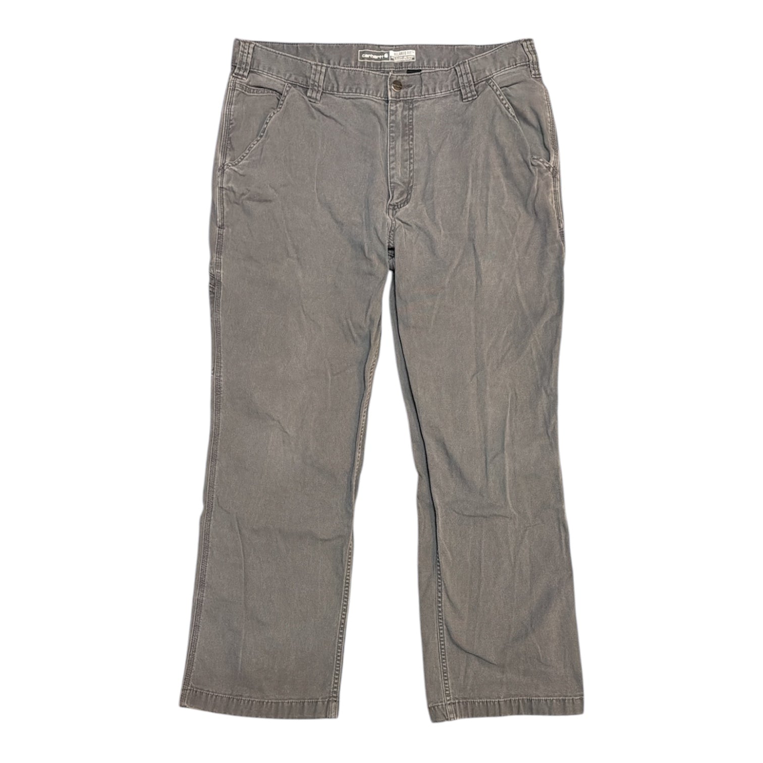 Carhartt WIP Relaxed Fit Canvas Grey Carpenter Pants