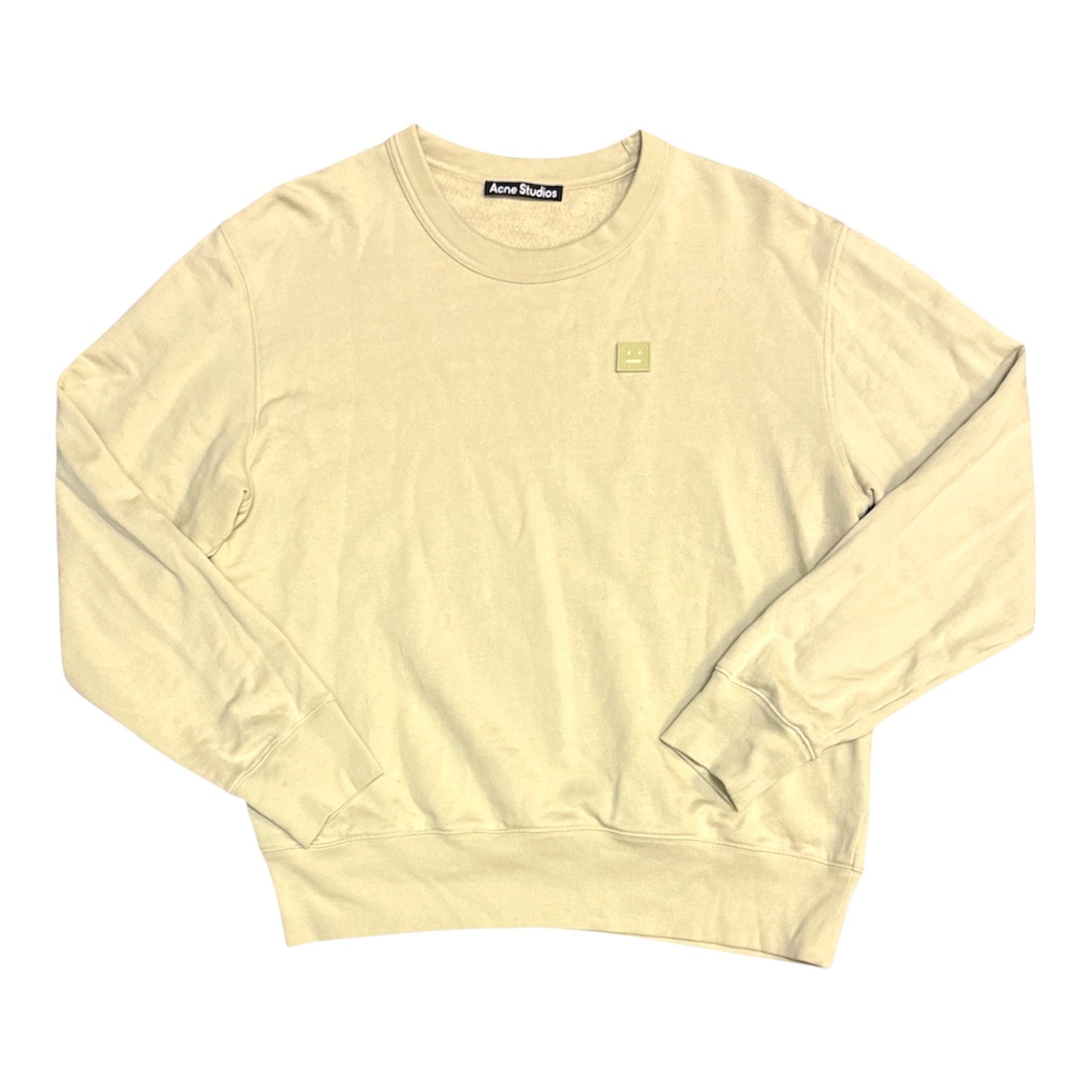 Acne Studios Fairview Face Mustard Sweatshirt