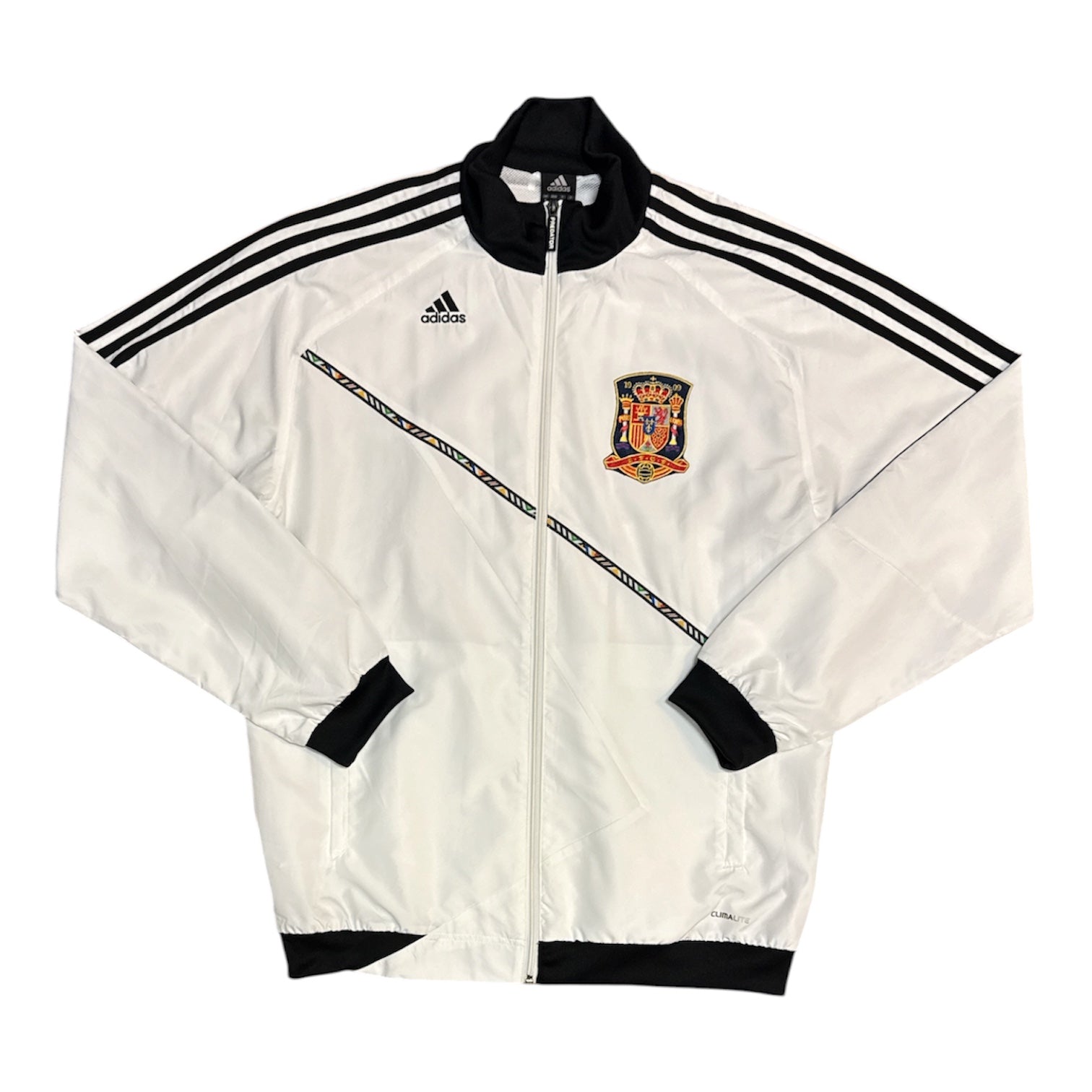 Adidas Spain 2009/2010 White Training Jacket