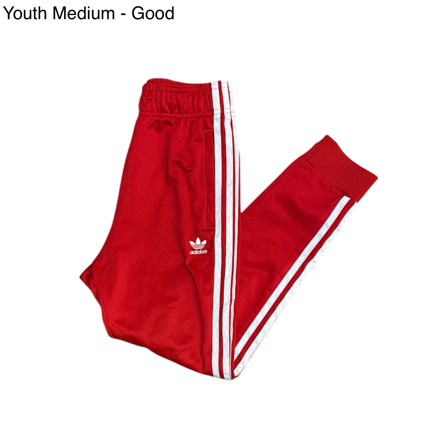 Adidas Originals SST Red Track Pants (Youth)