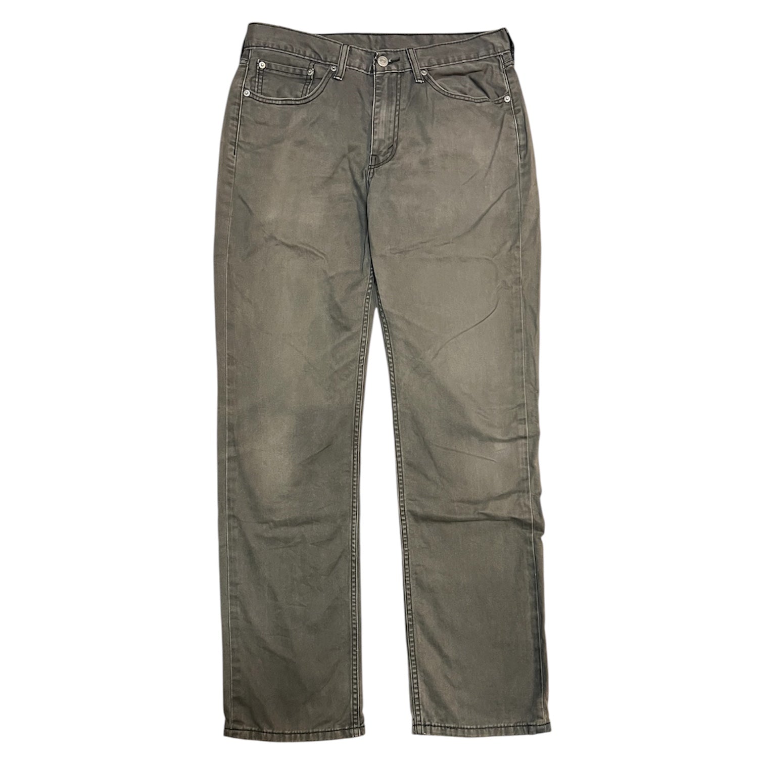 Levi's 514 Soft Denim Charcoal Grey Jeans