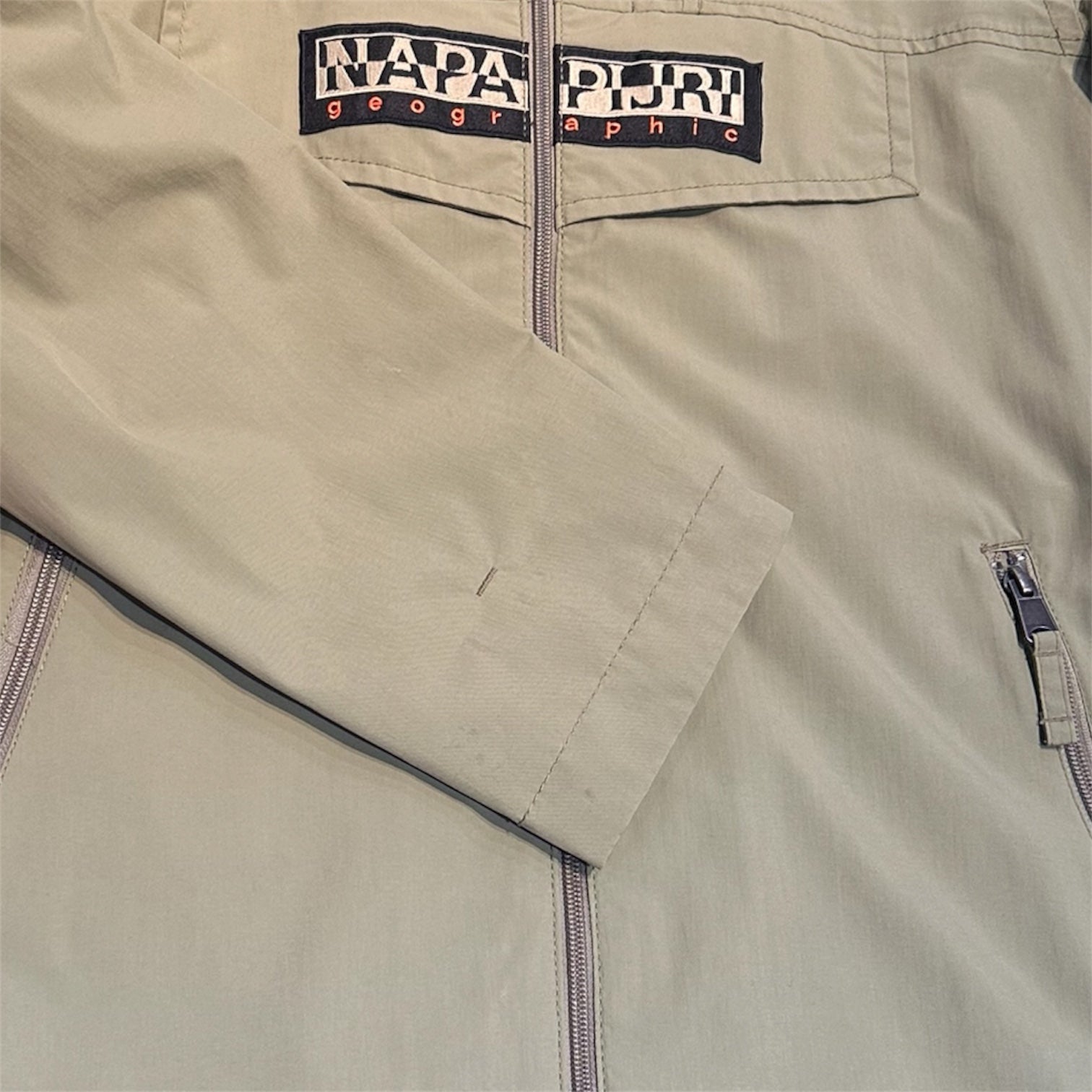 Napapijri Rainforest Olive Open Full Zip Jacket