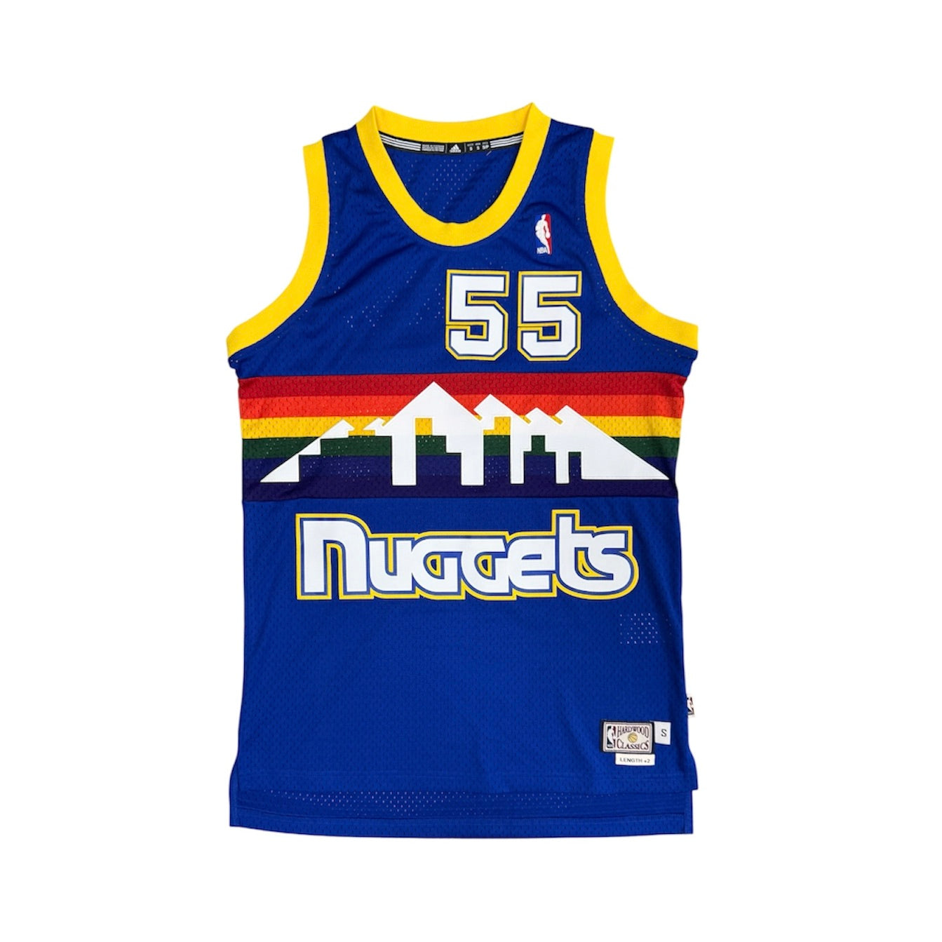 Adidas Hardwood Classics Denver Nuggets Mutombo #55 Replica Swingman Basketball Jersey