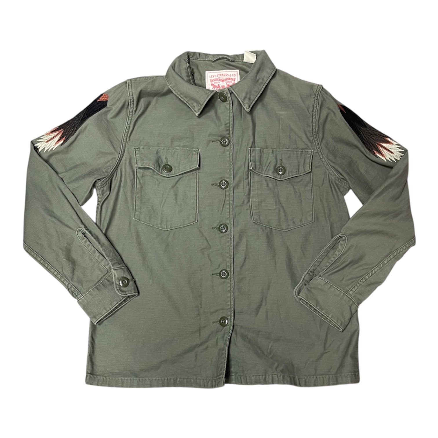 Levi's Green Embroidered Overshirt (W)