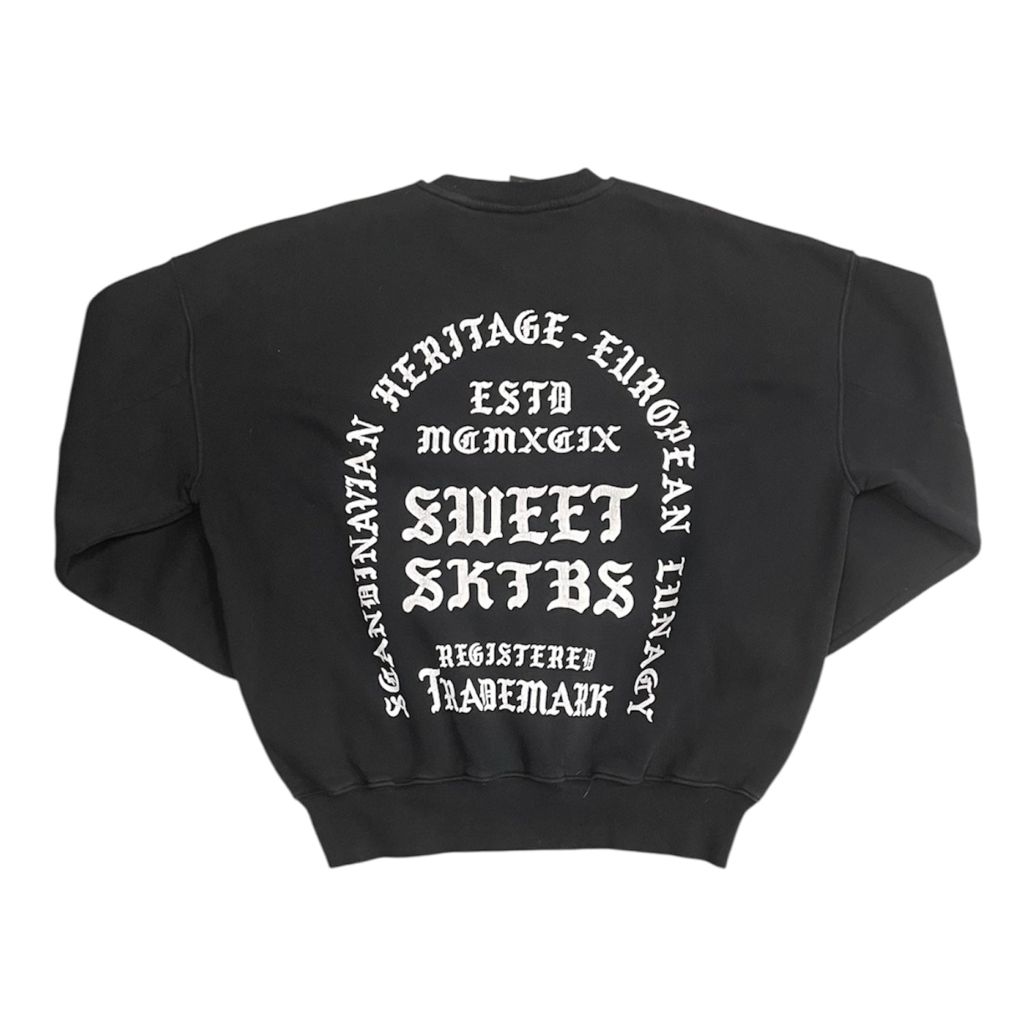 Sweet Sktbs Black White Sweatshirt