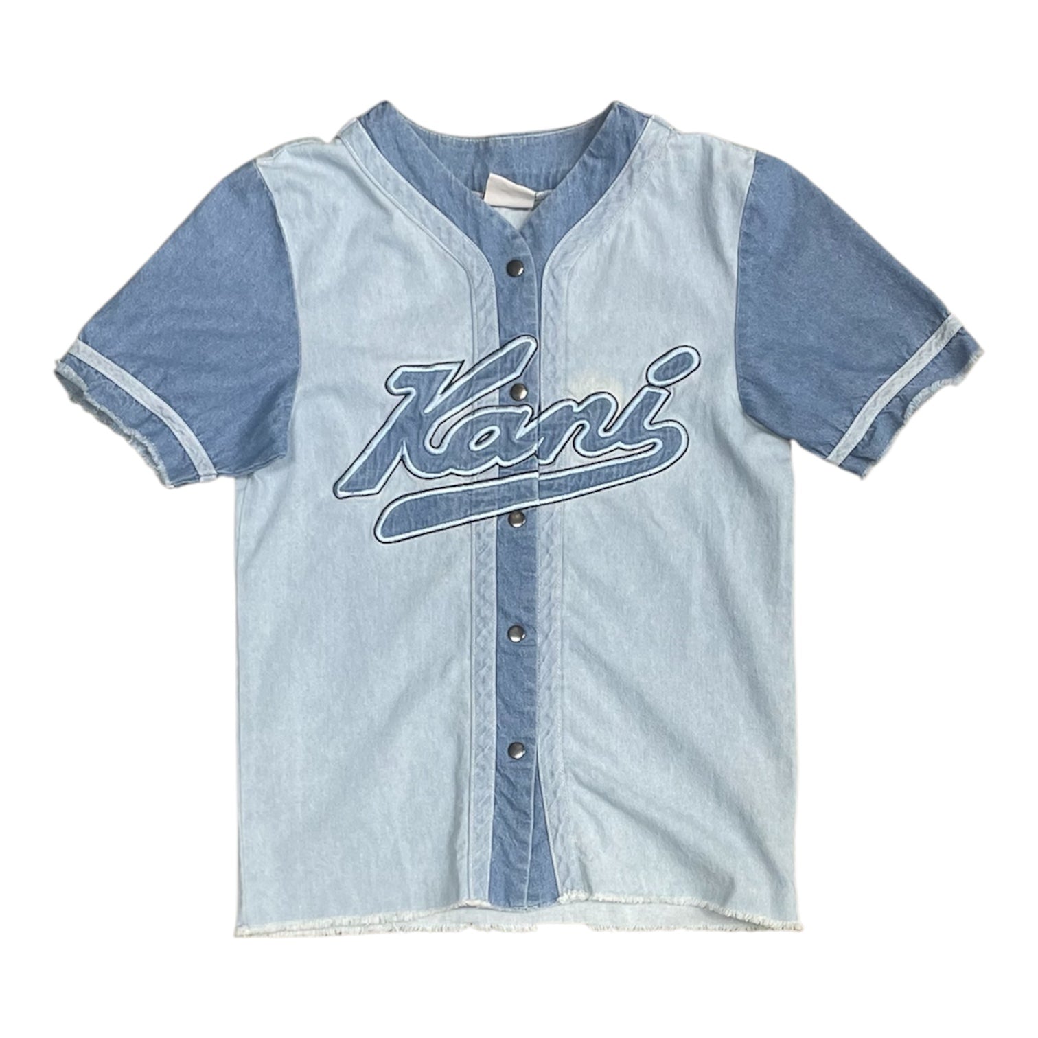 Karl Kani Denim Baseball Jersey