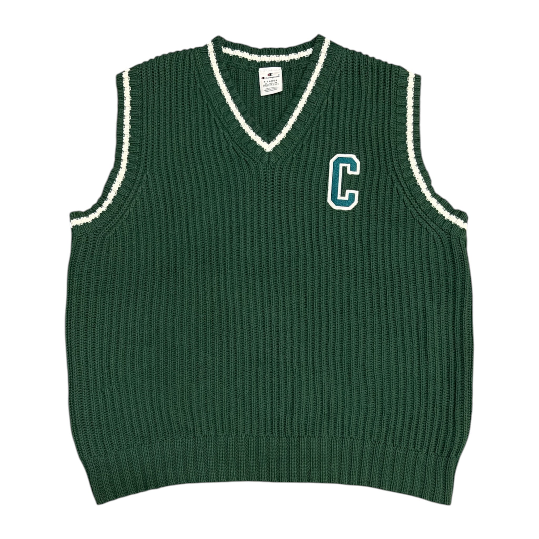 Champion 1919 Rochester Green Knitted Vest