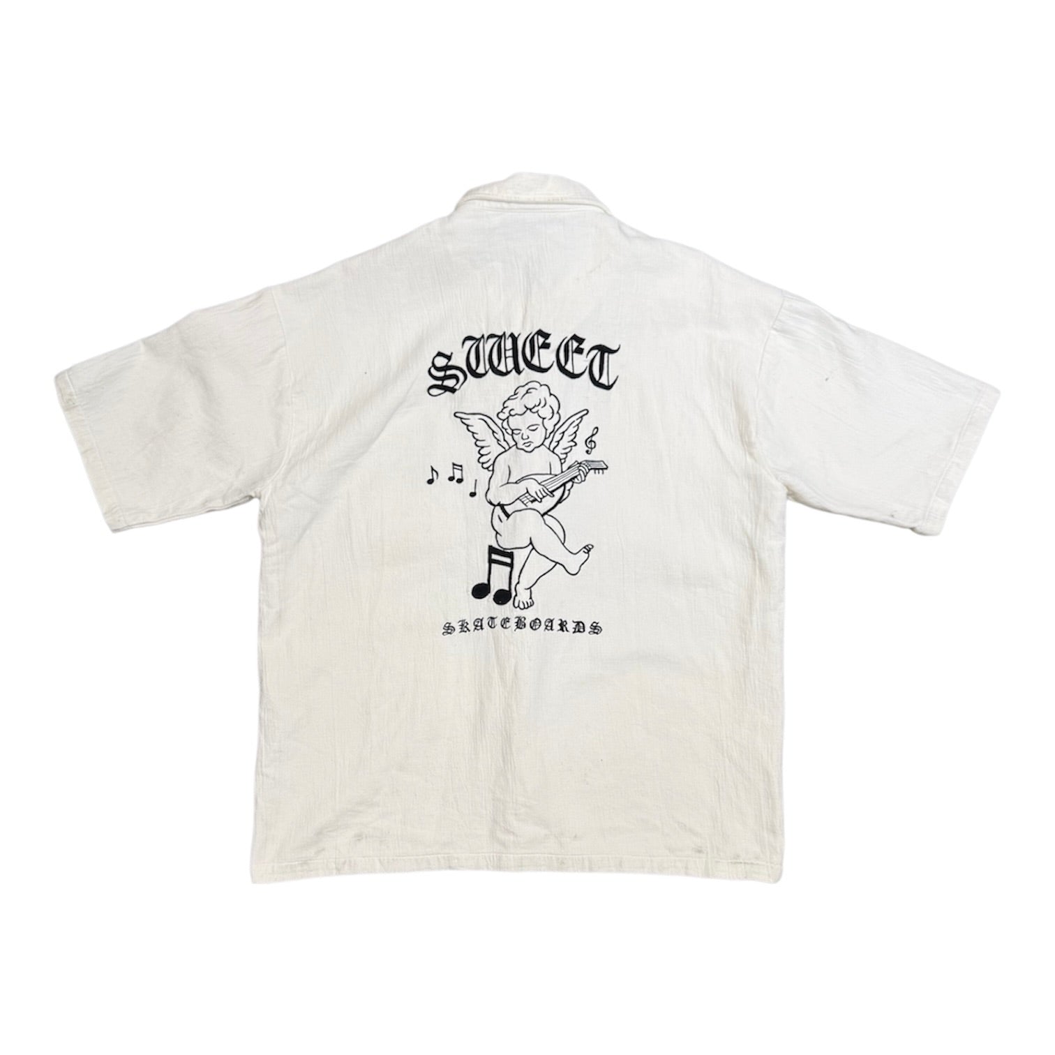 Sweet Sktbs Sail Black Shortsleeve Overshirt Shirt