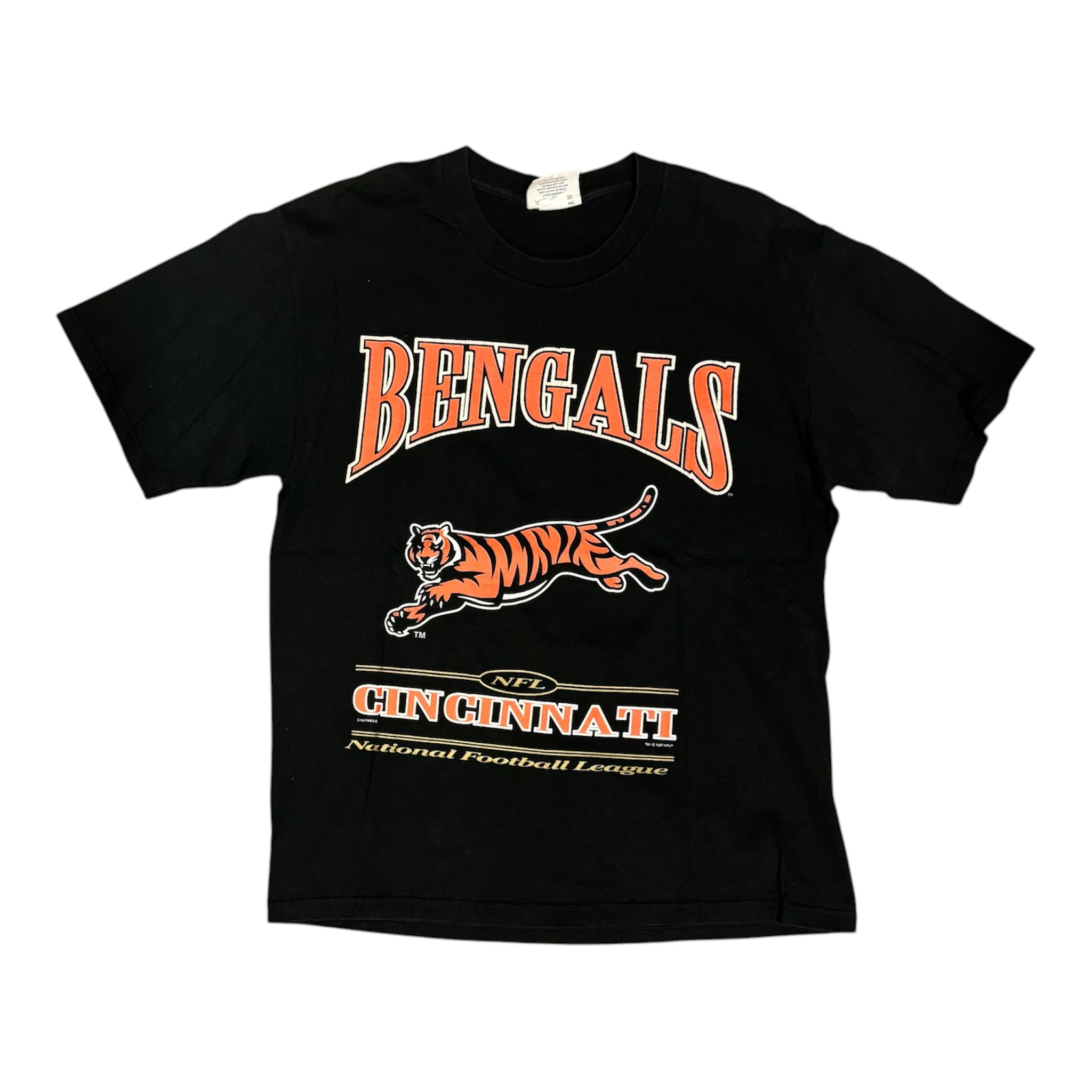 Vintage 1997 Cincinnati Bengals NFL Black Tshirt
