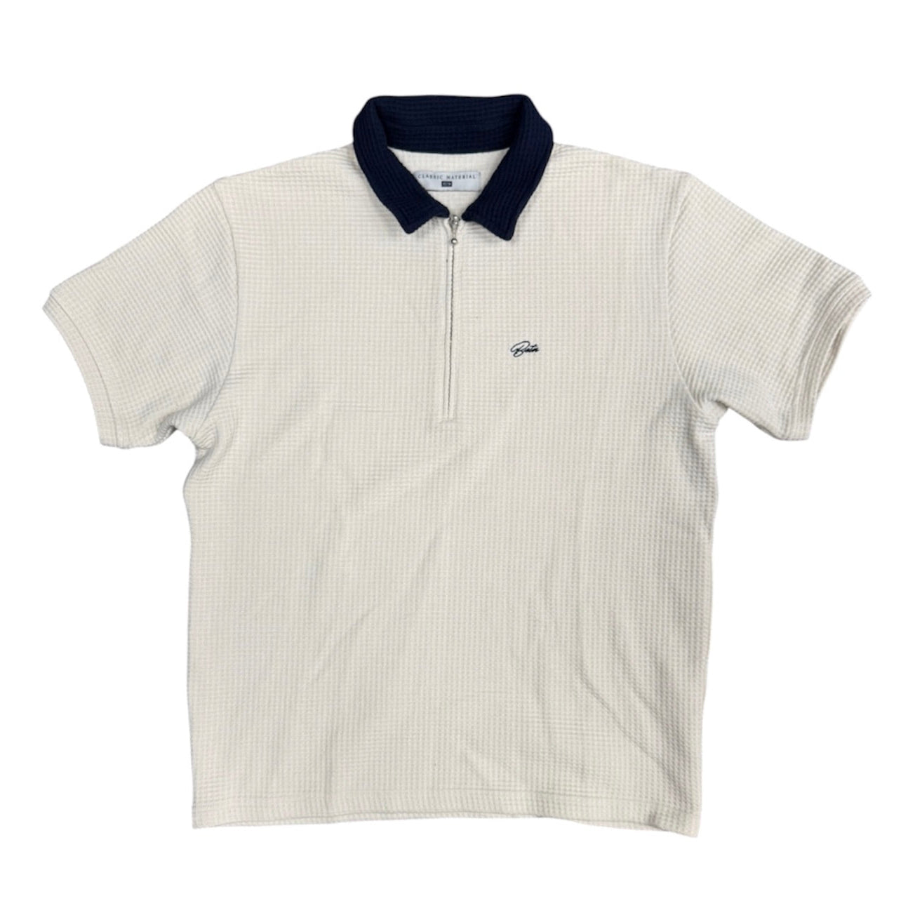 BSTN Classic Material Waffle Half Zip Polo Tshirt