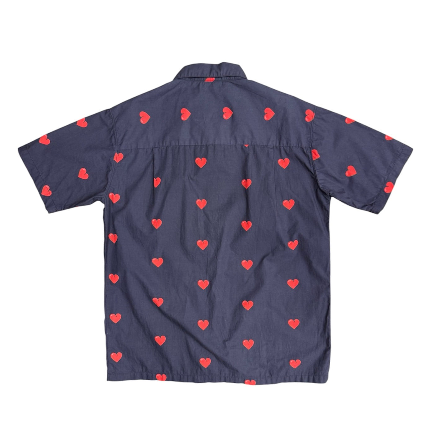 Sweet Sktbs Heart Navy Short Sleeve Shirt