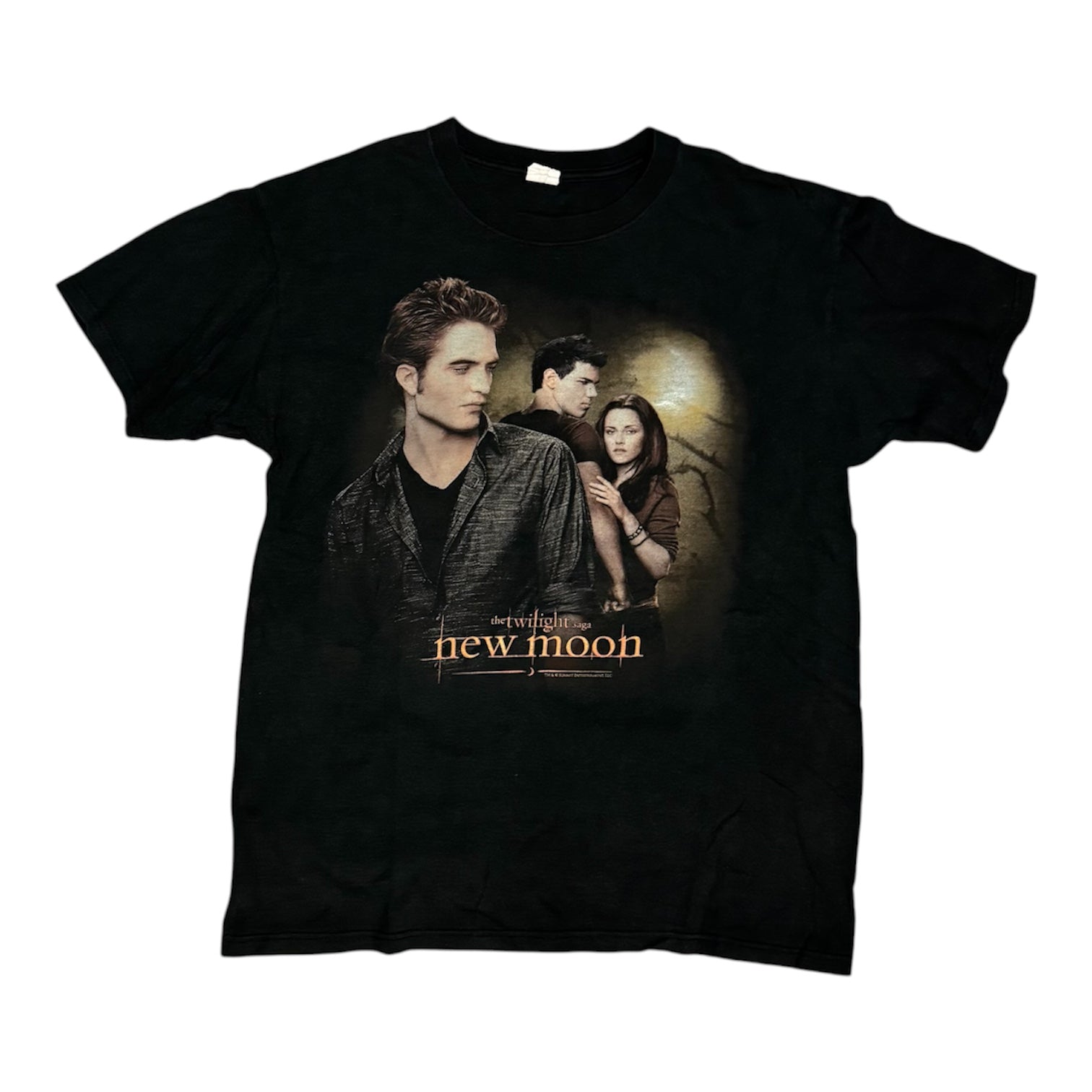 The Twilight Saga New Moon Edward Jacob Bella Black Tshirt