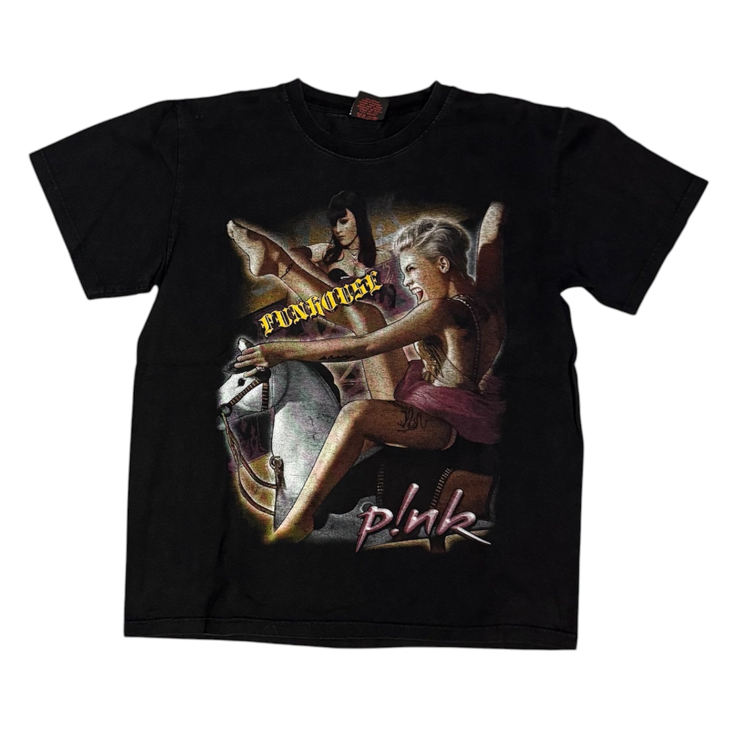 Pink Funhouse Summer Carnival Tour Black Tshirt