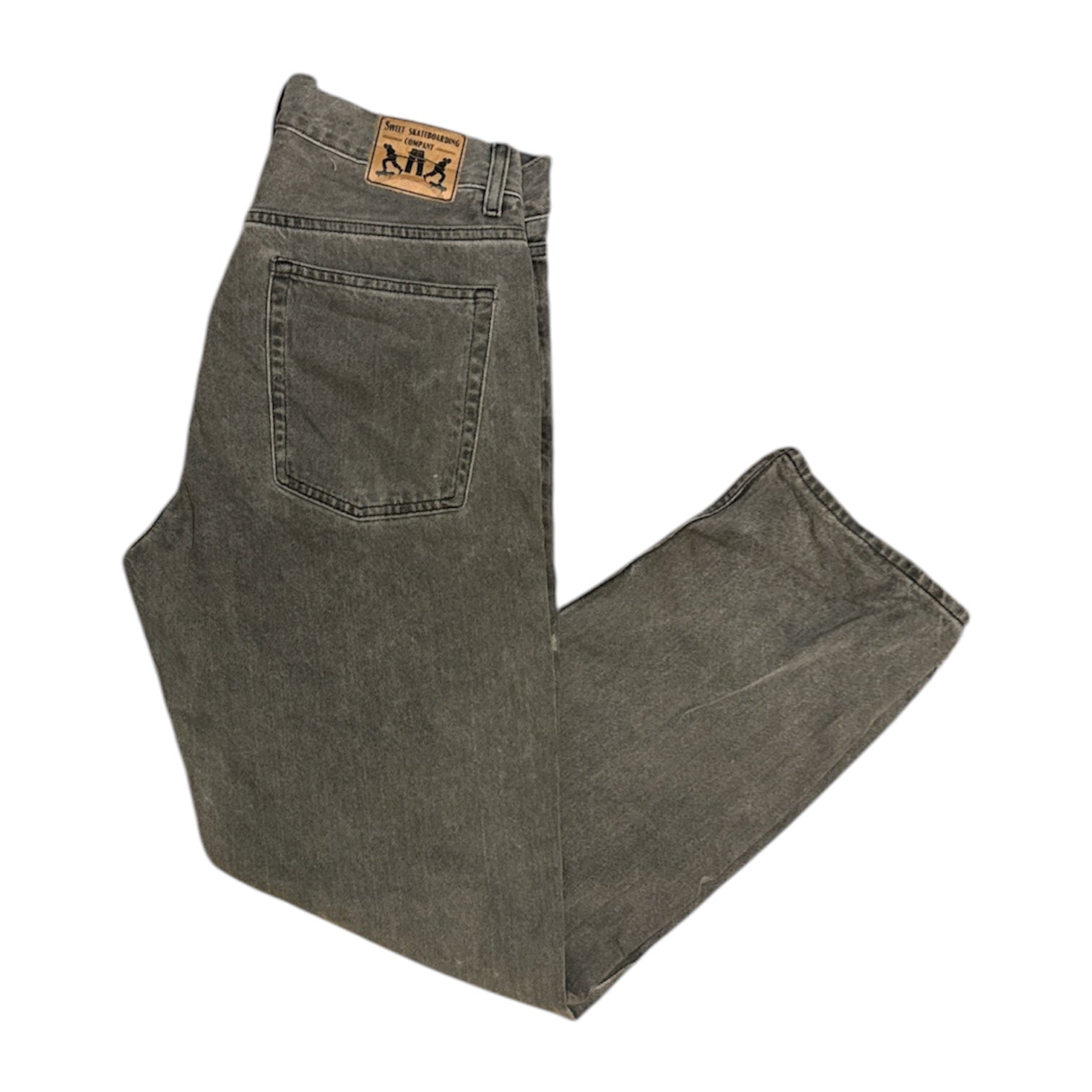 Sweet Skateboards Loose Grey Jeans