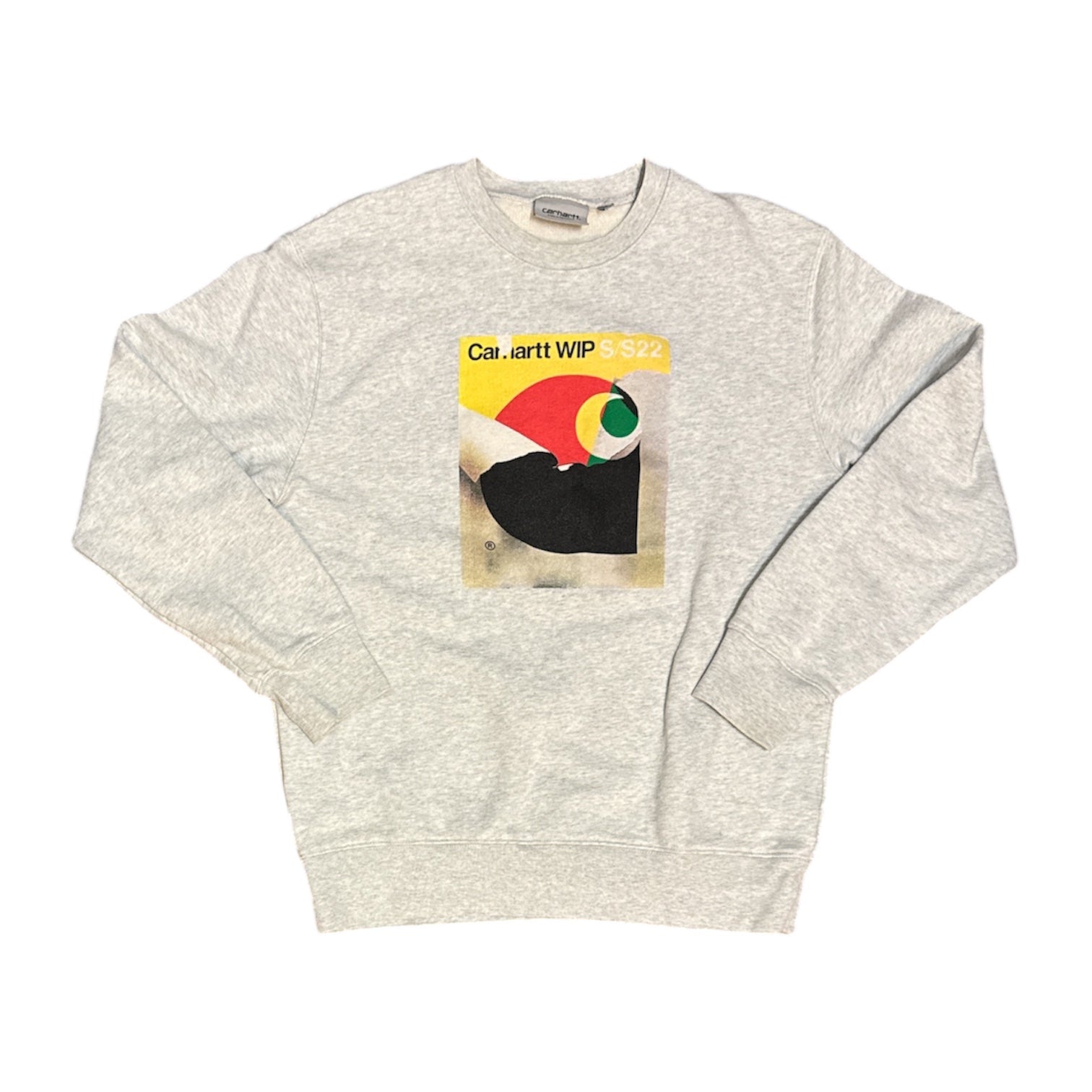Carhartt WIP SS22 Book Cover Grey Sweatshirt